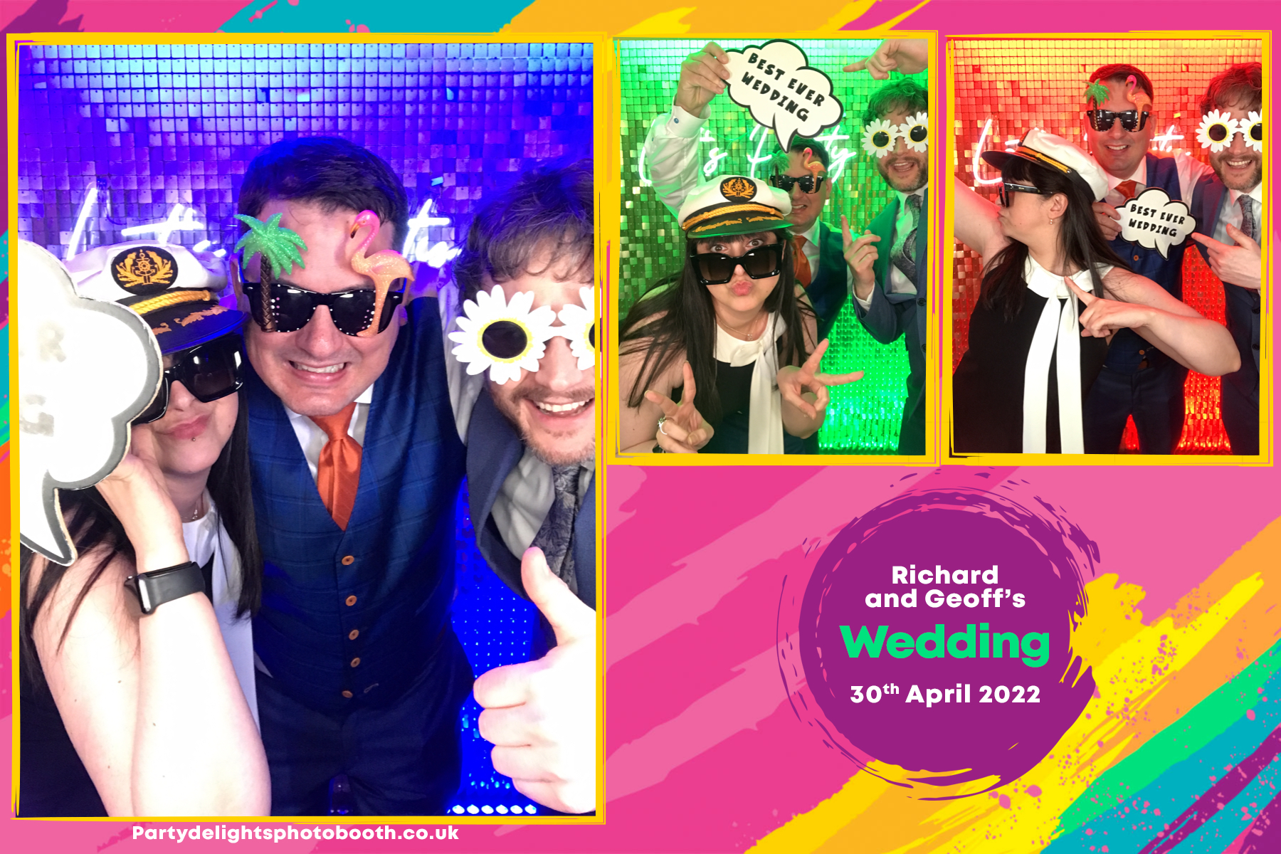 Richard & Geoff’s Wedding | View more photos from the event at gallery.partydelightsphotobooth.co.uk/u/PartyDelightsPhotoBooth/Richard-Geoff’s-Wedding
