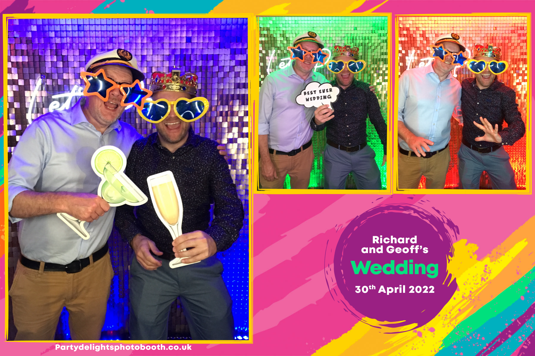 Richard & Geoff’s Wedding | View more photos from the event at gallery.partydelightsphotobooth.co.uk/u/PartyDelightsPhotoBooth/Richard-Geoff’s-Wedding