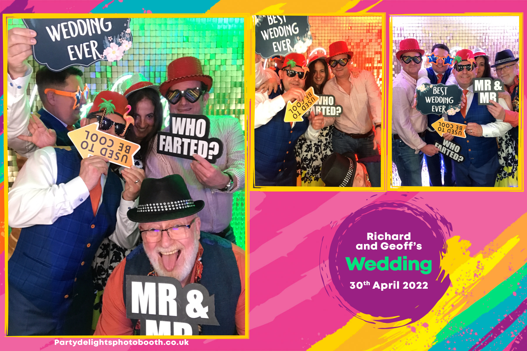 Richard & Geoff’s Wedding | View more photos from the event at gallery.partydelightsphotobooth.co.uk/u/PartyDelightsPhotoBooth/Richard-Geoff’s-Wedding
