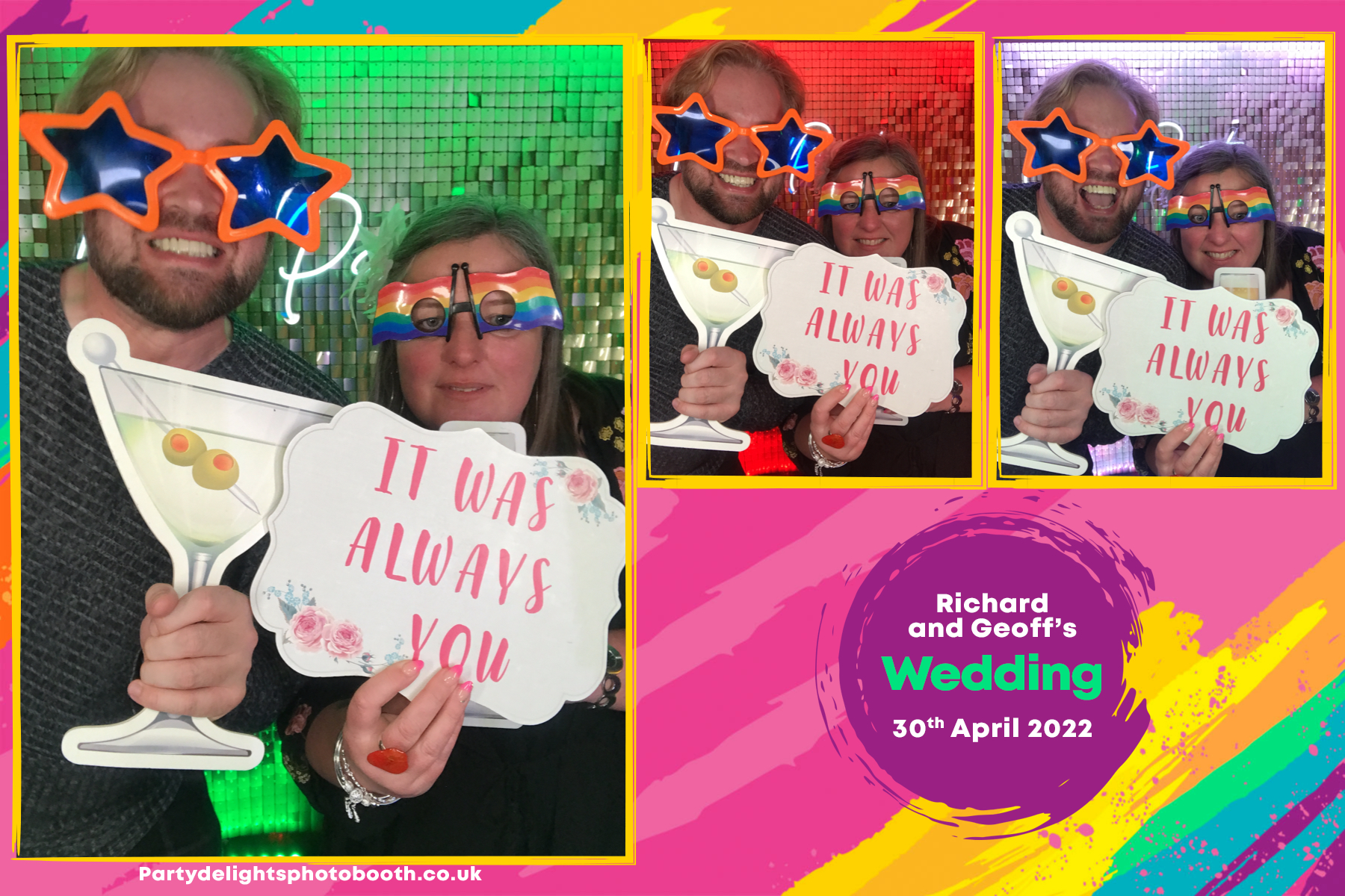 Richard & Geoff’s Wedding | View more photos from the event at gallery.partydelightsphotobooth.co.uk/u/PartyDelightsPhotoBooth/Richard-Geoff’s-Wedding