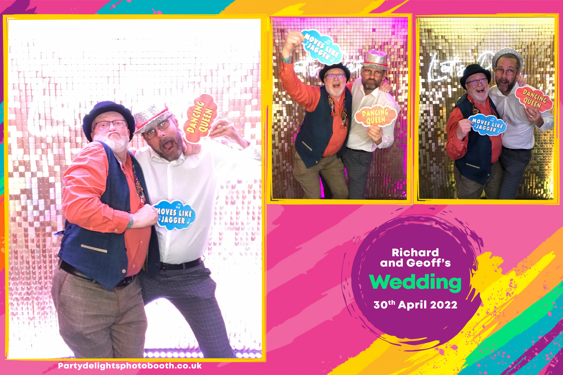 Richard & Geoff’s Wedding | View more photos from the event at gallery.partydelightsphotobooth.co.uk/u/PartyDelightsPhotoBooth/Richard-Geoff’s-Wedding