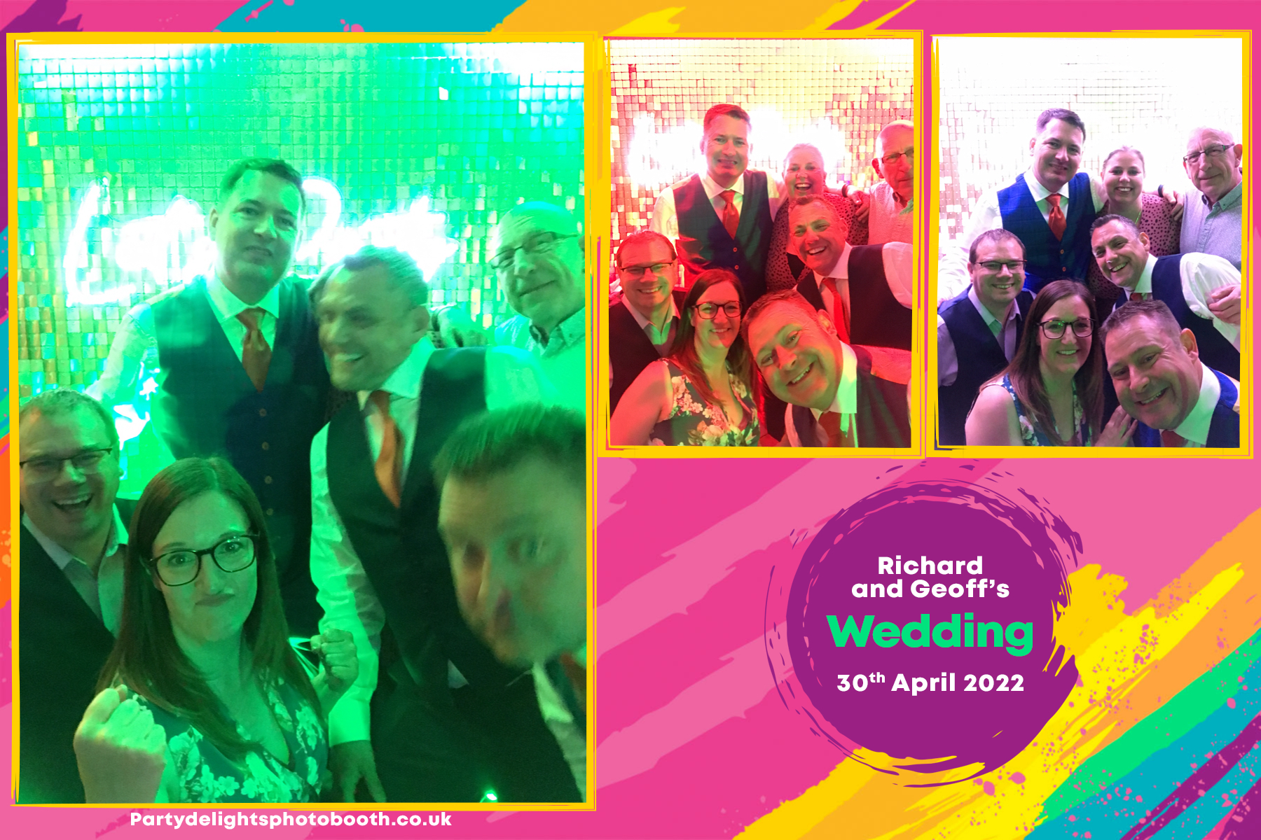 Richard & Geoff’s Wedding | View more photos from the event at gallery.partydelightsphotobooth.co.uk/u/PartyDelightsPhotoBooth/Richard-Geoff’s-Wedding