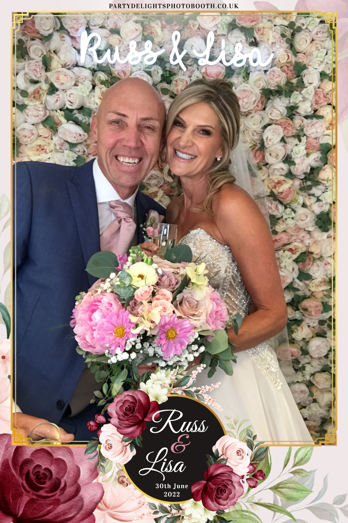 Russ & Lisa's Wedding | View more photos from the event at gallery.partydelightsphotobooth.co.uk/u/PartyDelightsPhotoBooth/Russ-Lisas-Wedding