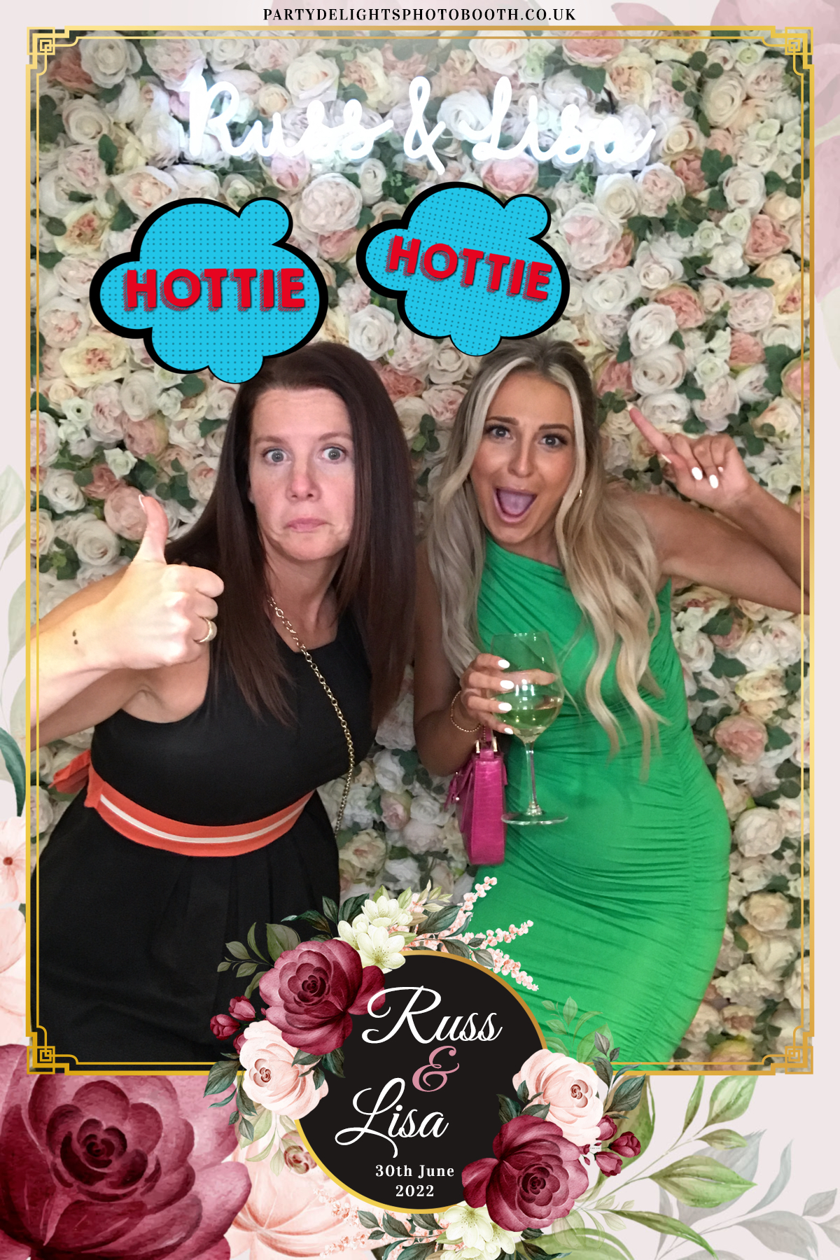Russ & Lisa's Wedding | View more photos from the event at gallery.partydelightsphotobooth.co.uk/u/PartyDelightsPhotoBooth/Russ-Lisas-Wedding