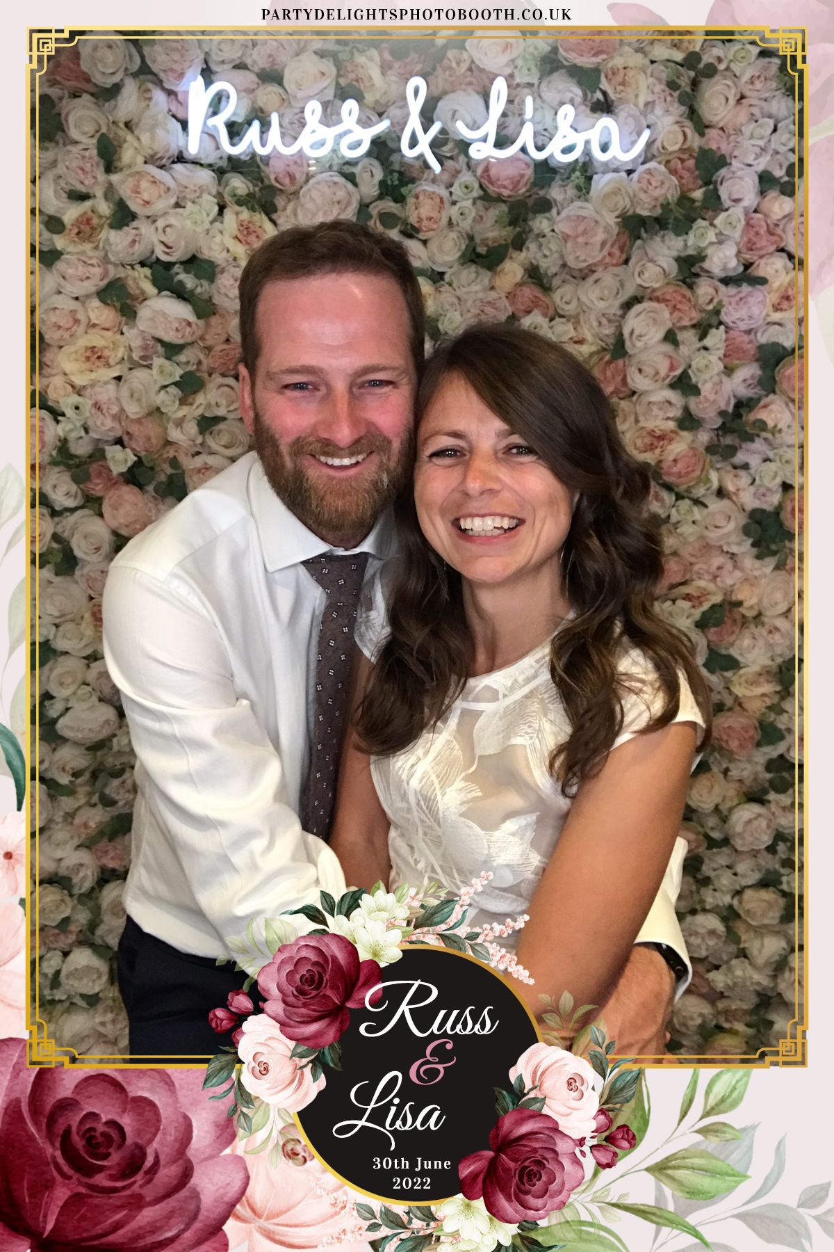 Russ & Lisa's Wedding | View more photos from the event at gallery.partydelightsphotobooth.co.uk/u/PartyDelightsPhotoBooth/Russ-Lisas-Wedding