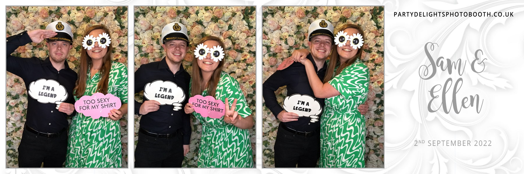 Sam & Ellen’s Wedding | View more photos from the event at gallery.partydelightsphotobooth.co.uk/u/PartyDelightsPhotoBooth/Sam-Ellen’s-Wedding