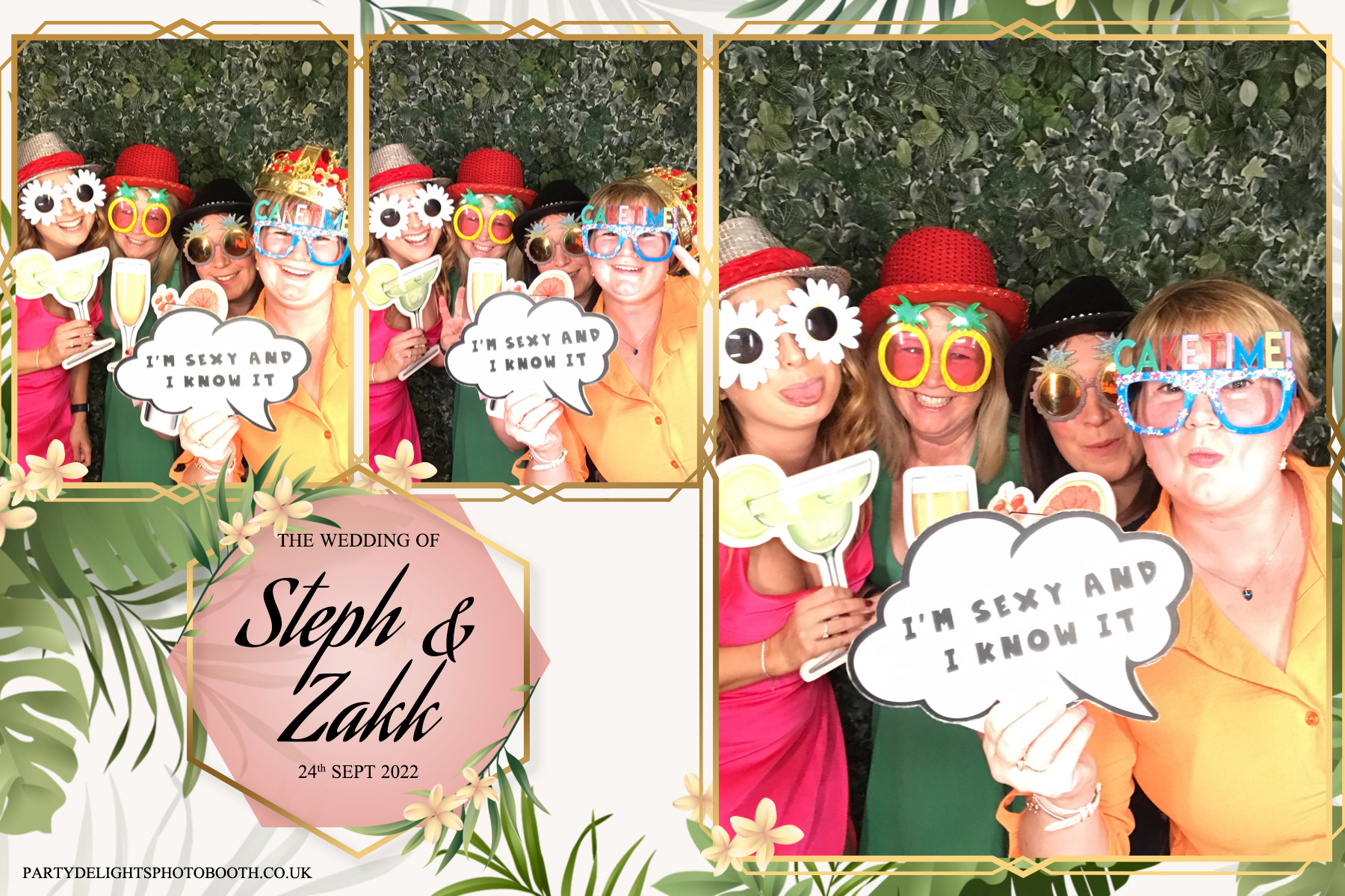 Stephanie and Zakk's Wedding | View more photos from the event at gallery.partydelightsphotobooth.co.uk/u/PartyDelightsPhotoBooth/Stephanie-and-Zakks-Wedding