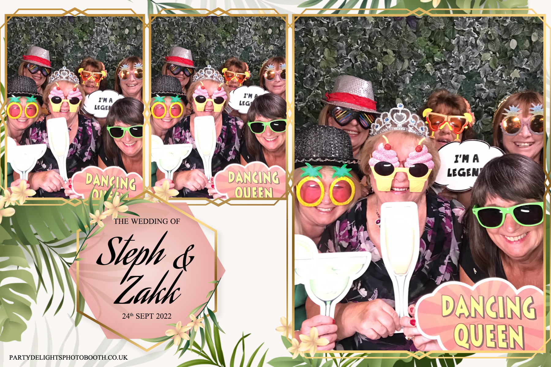 Stephanie and Zakk's Wedding | View more photos from the event at gallery.partydelightsphotobooth.co.uk/u/PartyDelightsPhotoBooth/Stephanie-and-Zakks-Wedding