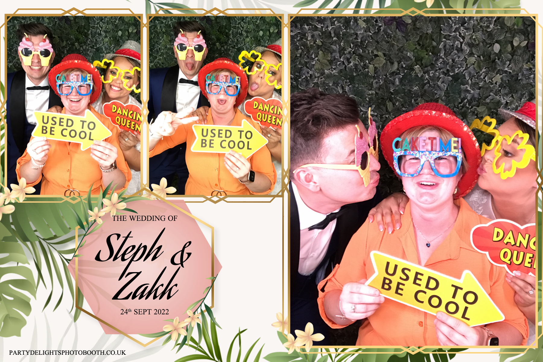 Stephanie and Zakk's Wedding | View more photos from the event at gallery.partydelightsphotobooth.co.uk/u/PartyDelightsPhotoBooth/Stephanie-and-Zakks-Wedding