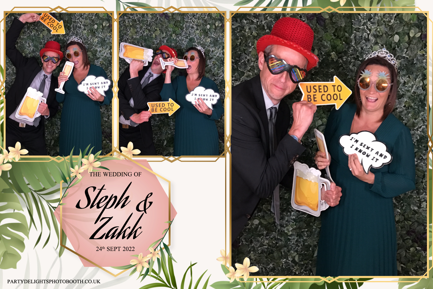 Stephanie and Zakk's Wedding | View more photos from the event at gallery.partydelightsphotobooth.co.uk/u/PartyDelightsPhotoBooth/Stephanie-and-Zakks-Wedding