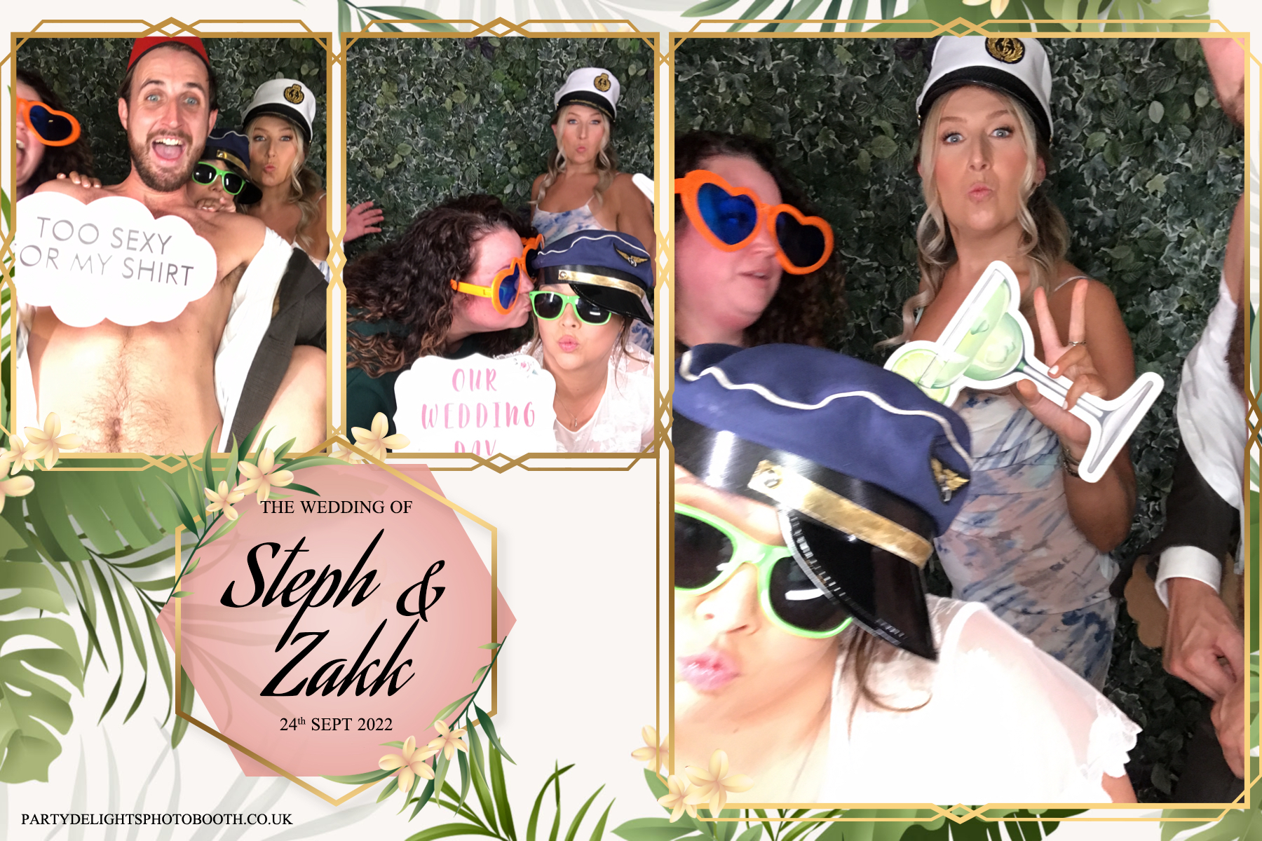 Stephanie and Zakk's Wedding | View more photos from the event at gallery.partydelightsphotobooth.co.uk/u/PartyDelightsPhotoBooth/Stephanie-and-Zakks-Wedding