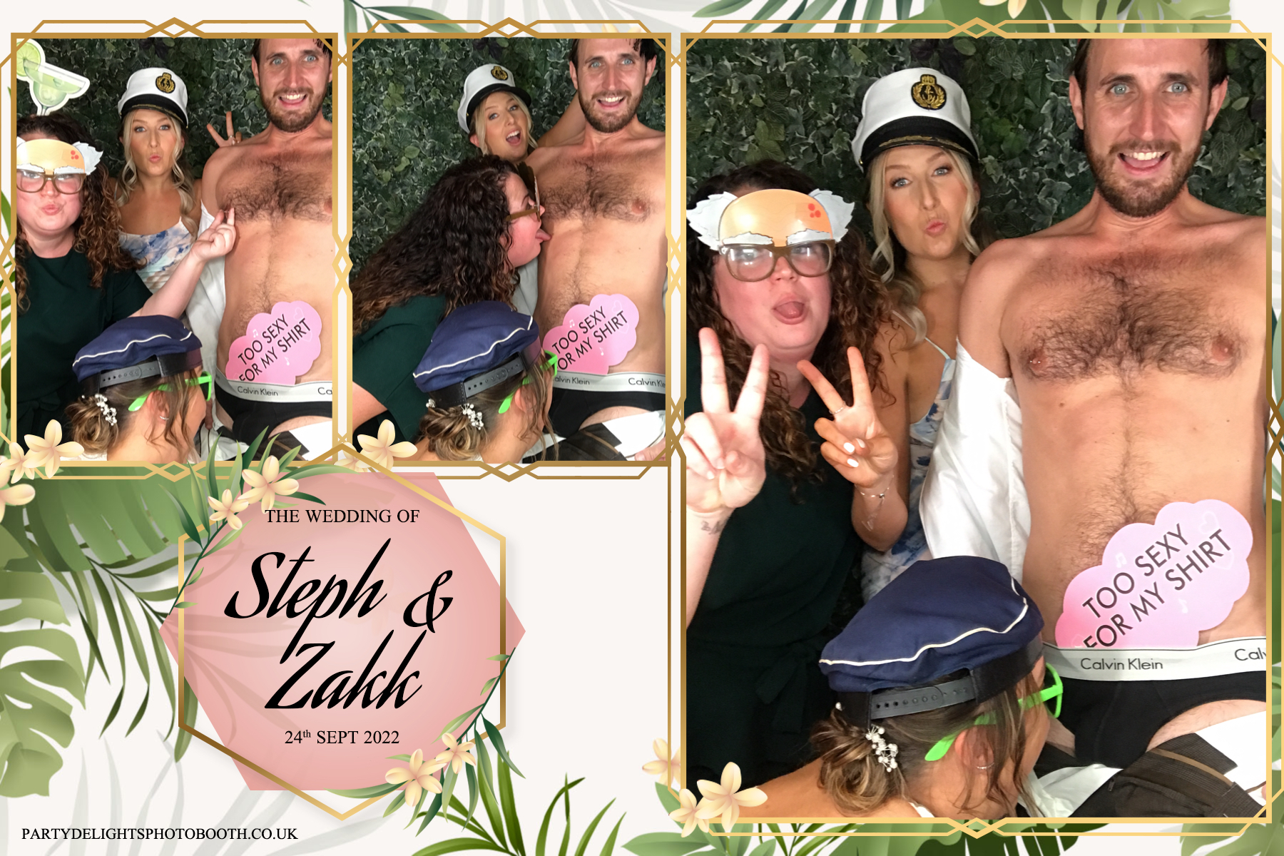 Stephanie and Zakk's Wedding | View more photos from the event at gallery.partydelightsphotobooth.co.uk/u/PartyDelightsPhotoBooth/Stephanie-and-Zakks-Wedding