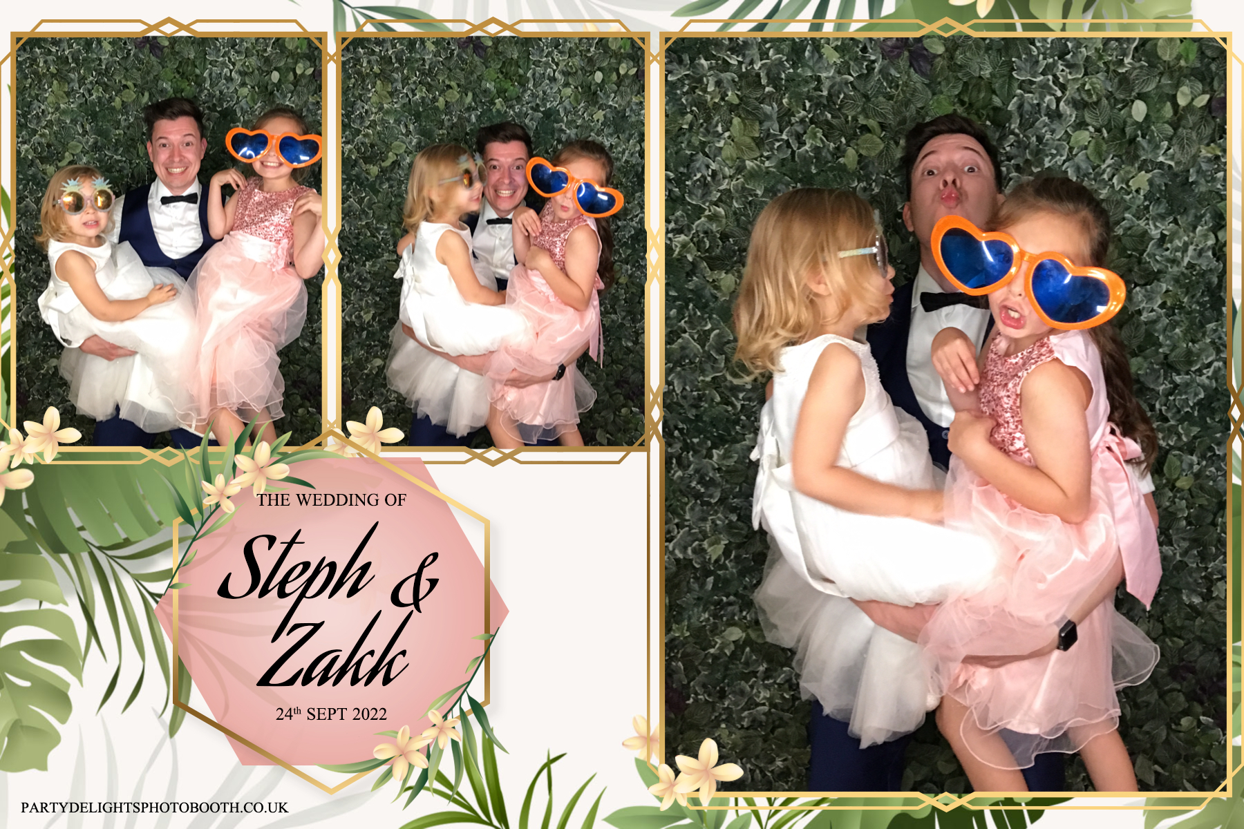 Stephanie and Zakk's Wedding | View more photos from the event at gallery.partydelightsphotobooth.co.uk/u/PartyDelightsPhotoBooth/Stephanie-and-Zakks-Wedding