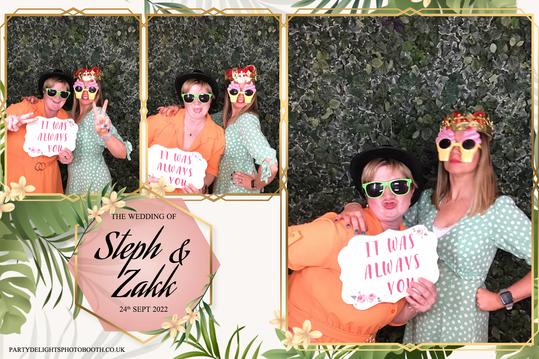 Stephanie and Zakk's Wedding | View more photos from the event at gallery.partydelightsphotobooth.co.uk/u/PartyDelightsPhotoBooth/Stephanie-and-Zakks-Wedding