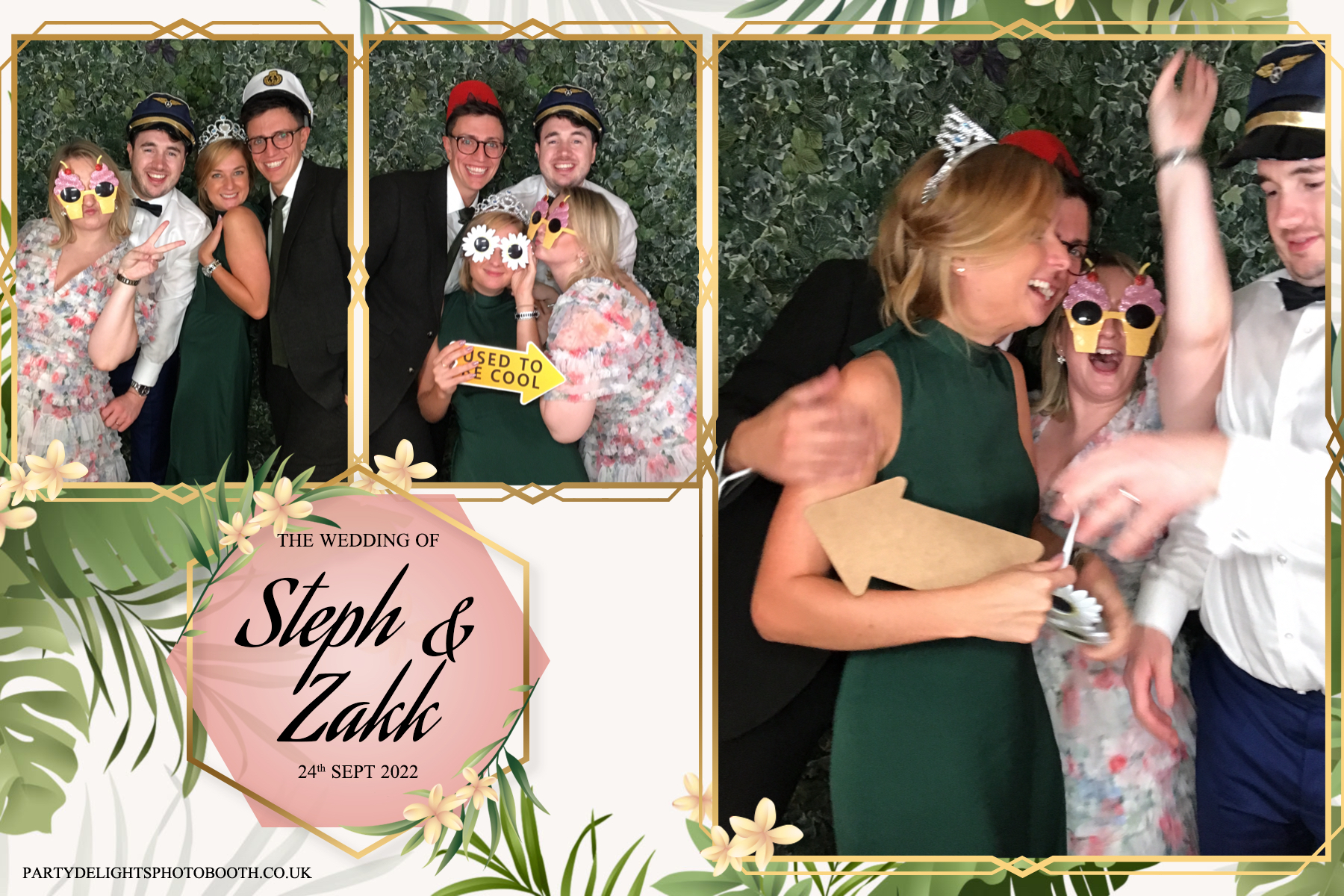 Stephanie and Zakk's Wedding | View more photos from the event at gallery.partydelightsphotobooth.co.uk/u/PartyDelightsPhotoBooth/Stephanie-and-Zakks-Wedding