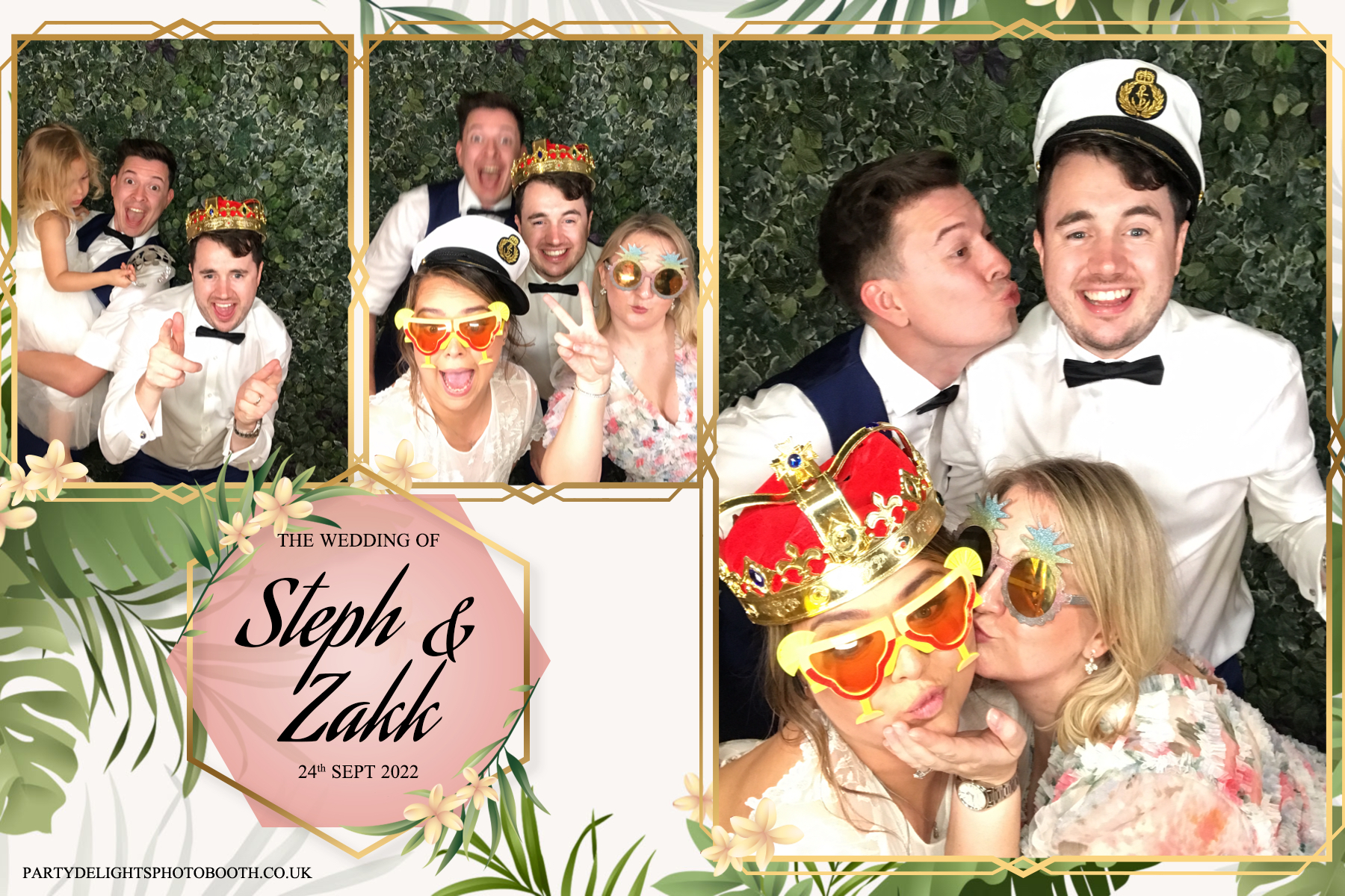 Stephanie and Zakk's Wedding | View more photos from the event at gallery.partydelightsphotobooth.co.uk/u/PartyDelightsPhotoBooth/Stephanie-and-Zakks-Wedding