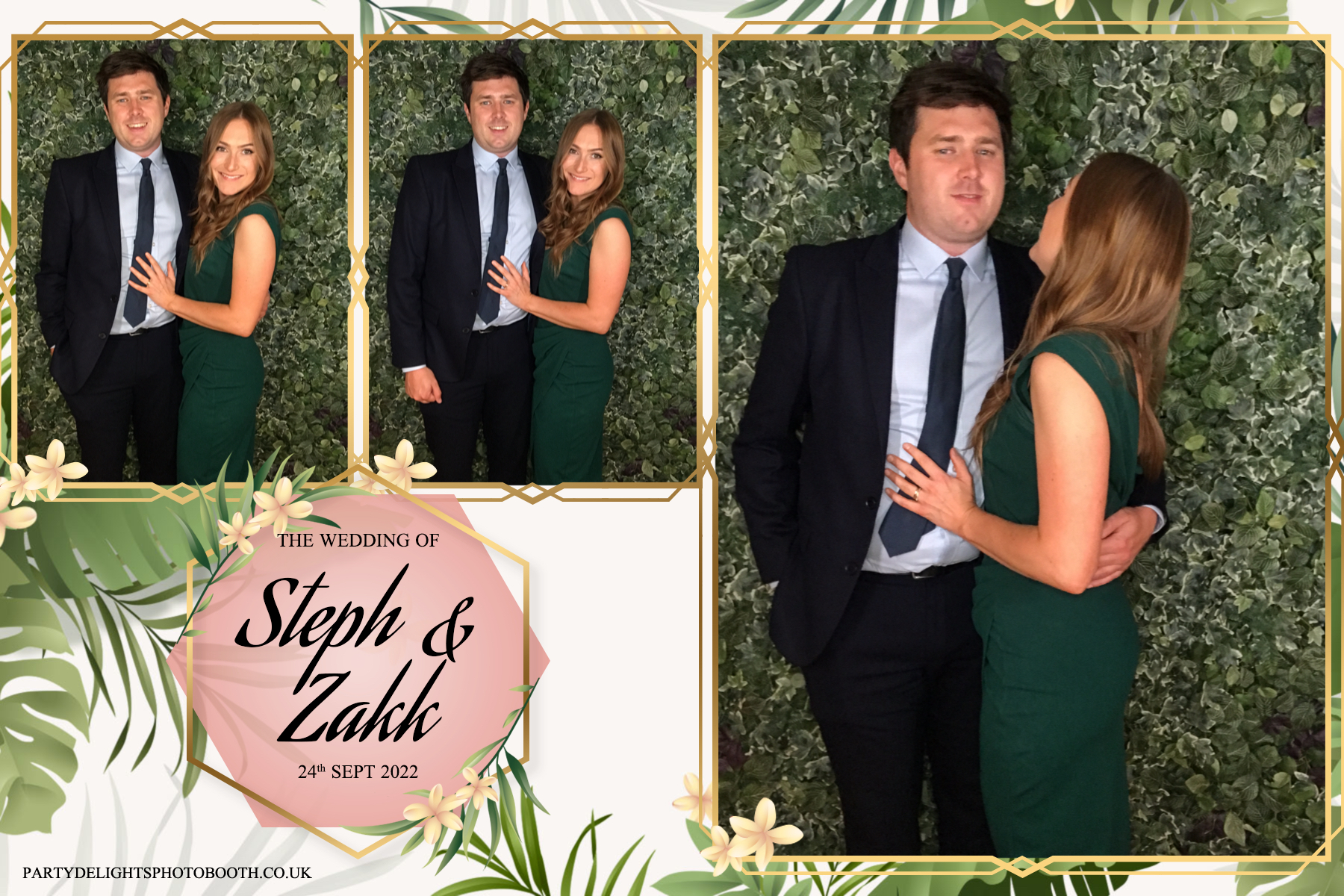 Stephanie and Zakk's Wedding | View more photos from the event at gallery.partydelightsphotobooth.co.uk/u/PartyDelightsPhotoBooth/Stephanie-and-Zakks-Wedding