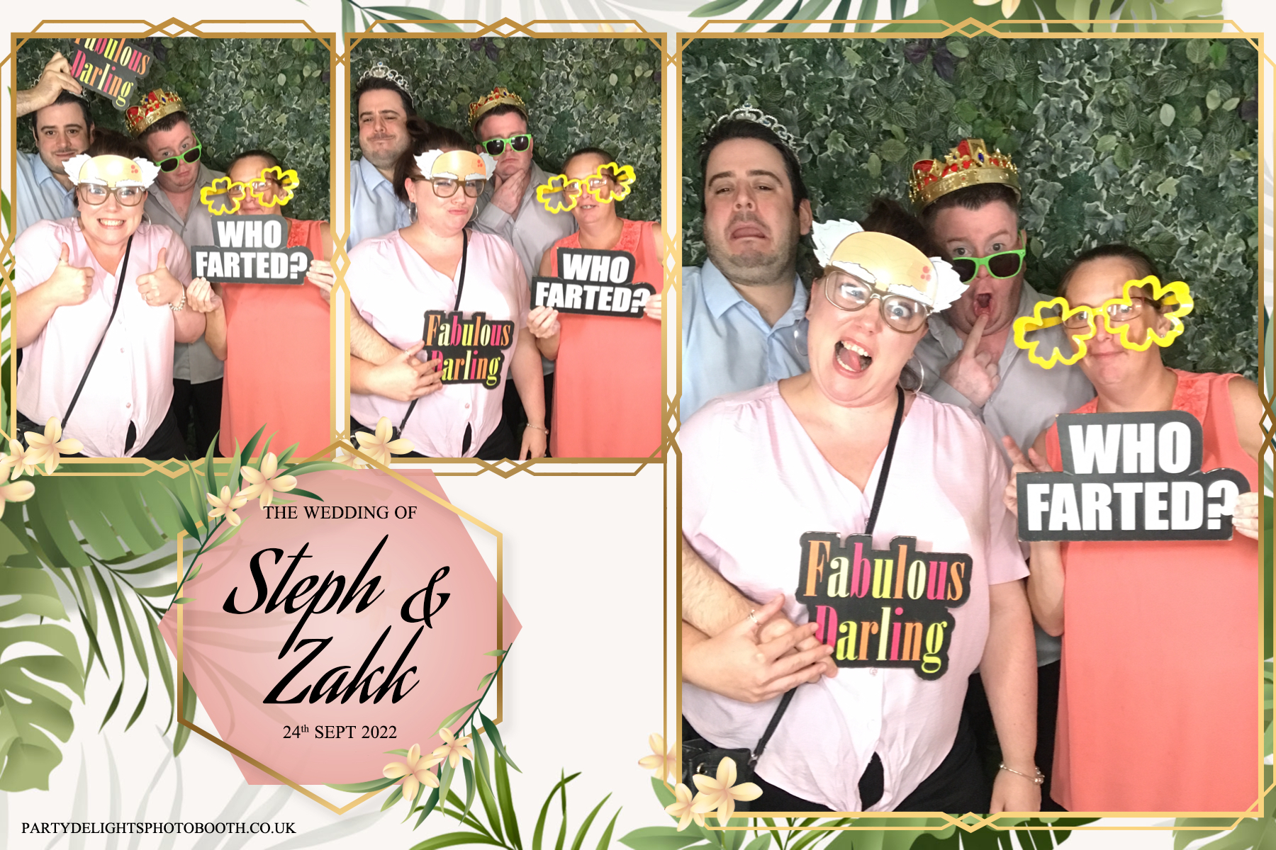 Stephanie and Zakk's Wedding | View more photos from the event at gallery.partydelightsphotobooth.co.uk/u/PartyDelightsPhotoBooth/Stephanie-and-Zakks-Wedding