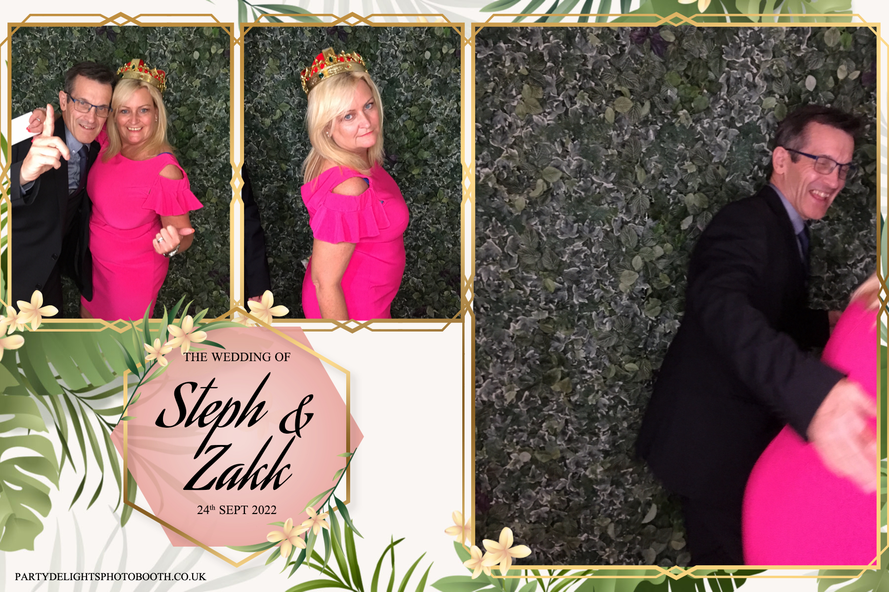 Stephanie and Zakk's Wedding | View more photos from the event at gallery.partydelightsphotobooth.co.uk/u/PartyDelightsPhotoBooth/Stephanie-and-Zakks-Wedding