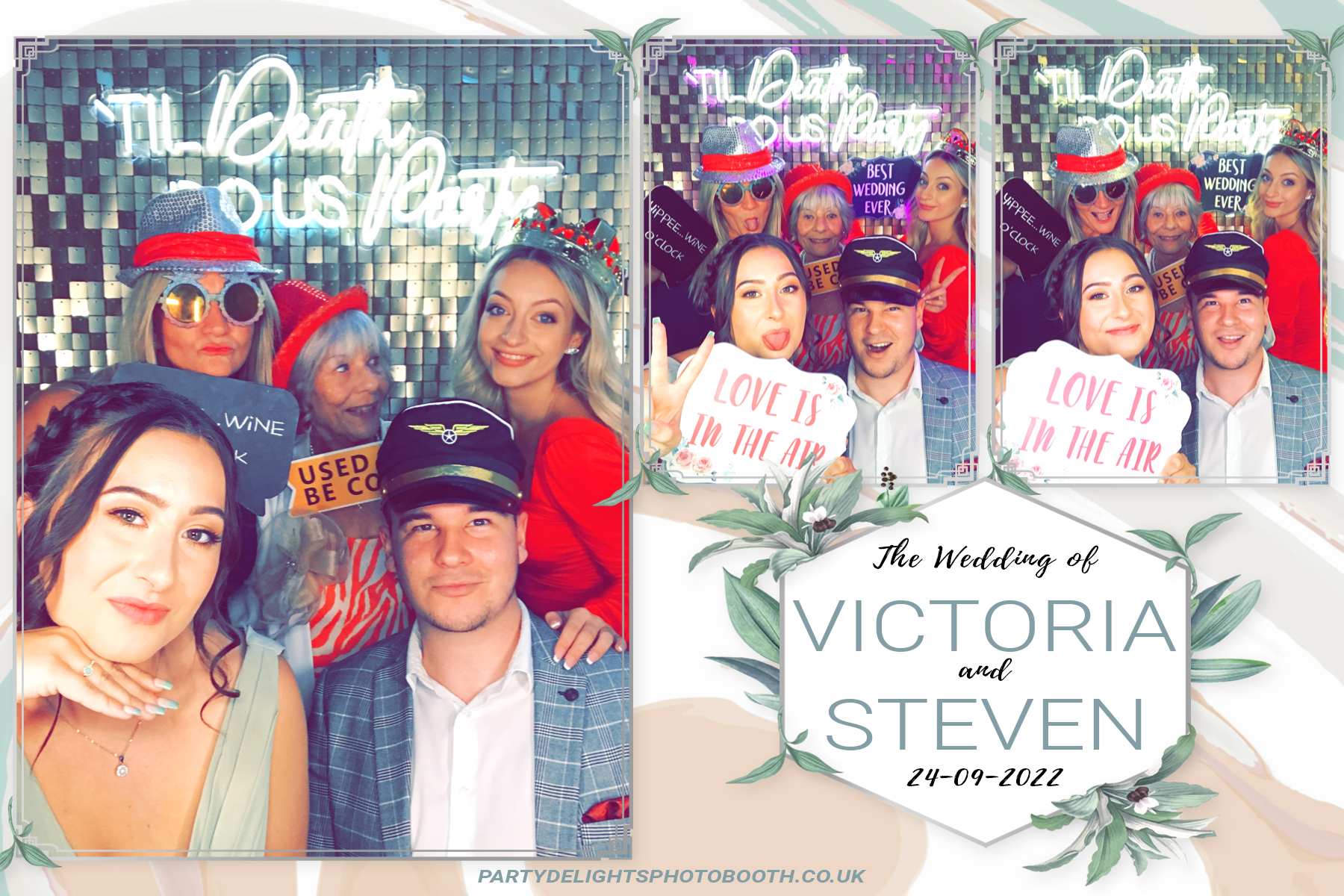 Steven and Victoria’s wedding | View more photos from the event at gallery.partydelightsphotobooth.co.uk/u/PartyDelightsPhotoBooth/Steven-and-Victoria’s-wedding