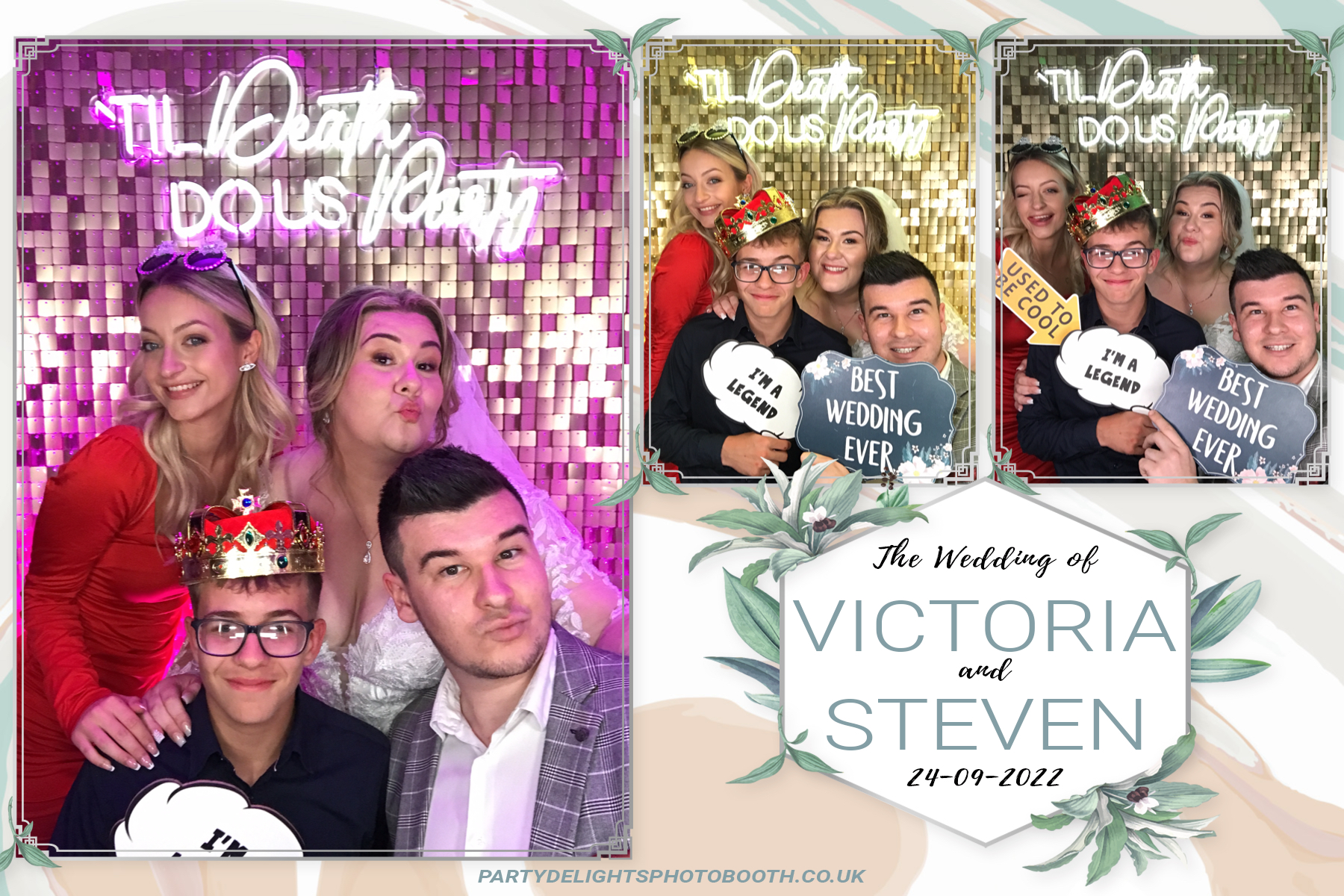 Steven and Victoria’s wedding | View more photos from the event at gallery.partydelightsphotobooth.co.uk/u/PartyDelightsPhotoBooth/Steven-and-Victoria’s-wedding