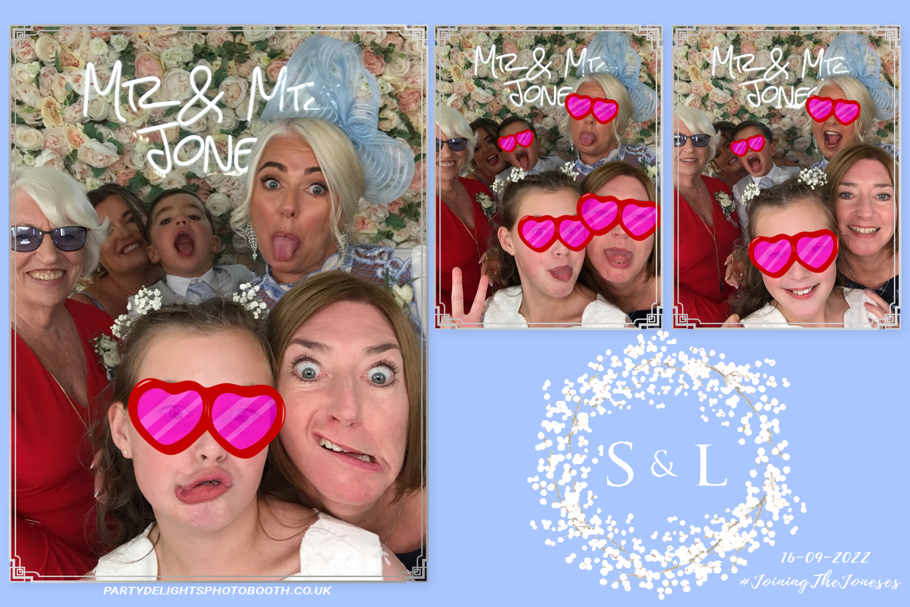 The Wedding of Mr and Mrs Jones | View more photos from the event at gallery.partydelightsphotobooth.co.uk/u/PartyDelightsPhotoBooth/The-Wedding-of-Mr-and-Mrs-Jones