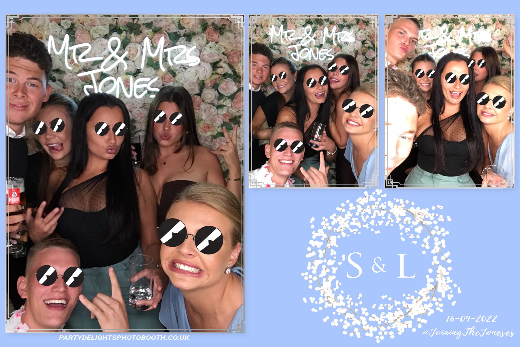 The Wedding of Mr and Mrs Jones | View more photos from the event at gallery.partydelightsphotobooth.co.uk/u/PartyDelightsPhotoBooth/The-Wedding-of-Mr-and-Mrs-Jones
