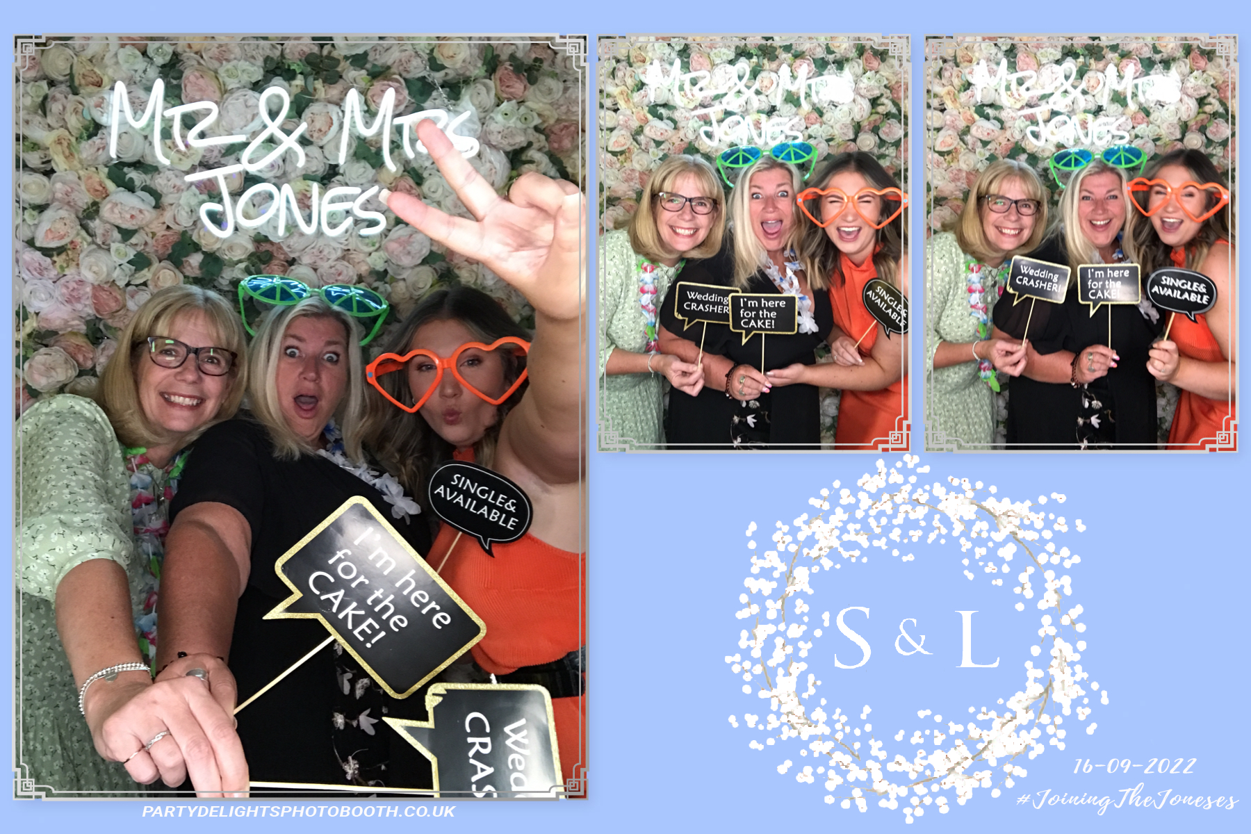 The Wedding of Mr and Mrs Jones | View more photos from the event at gallery.partydelightsphotobooth.co.uk/u/PartyDelightsPhotoBooth/The-Wedding-of-Mr-and-Mrs-Jones
