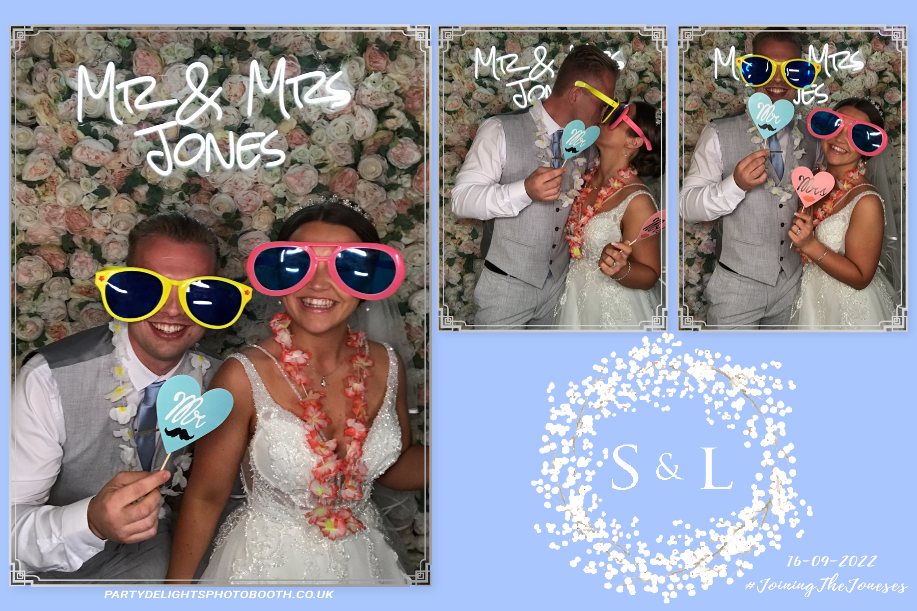 The Wedding of Mr and Mrs Jones | View more photos from the event at gallery.partydelightsphotobooth.co.uk/u/PartyDelightsPhotoBooth/The-Wedding-of-Mr-and-Mrs-Jones