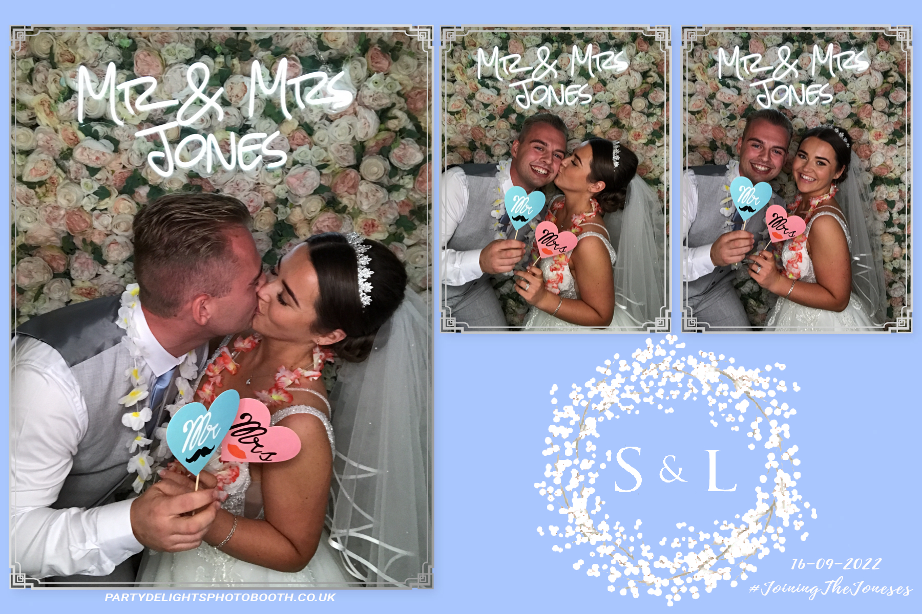 The Wedding of Mr and Mrs Jones | View more photos from the event at gallery.partydelightsphotobooth.co.uk/u/PartyDelightsPhotoBooth/The-Wedding-of-Mr-and-Mrs-Jones