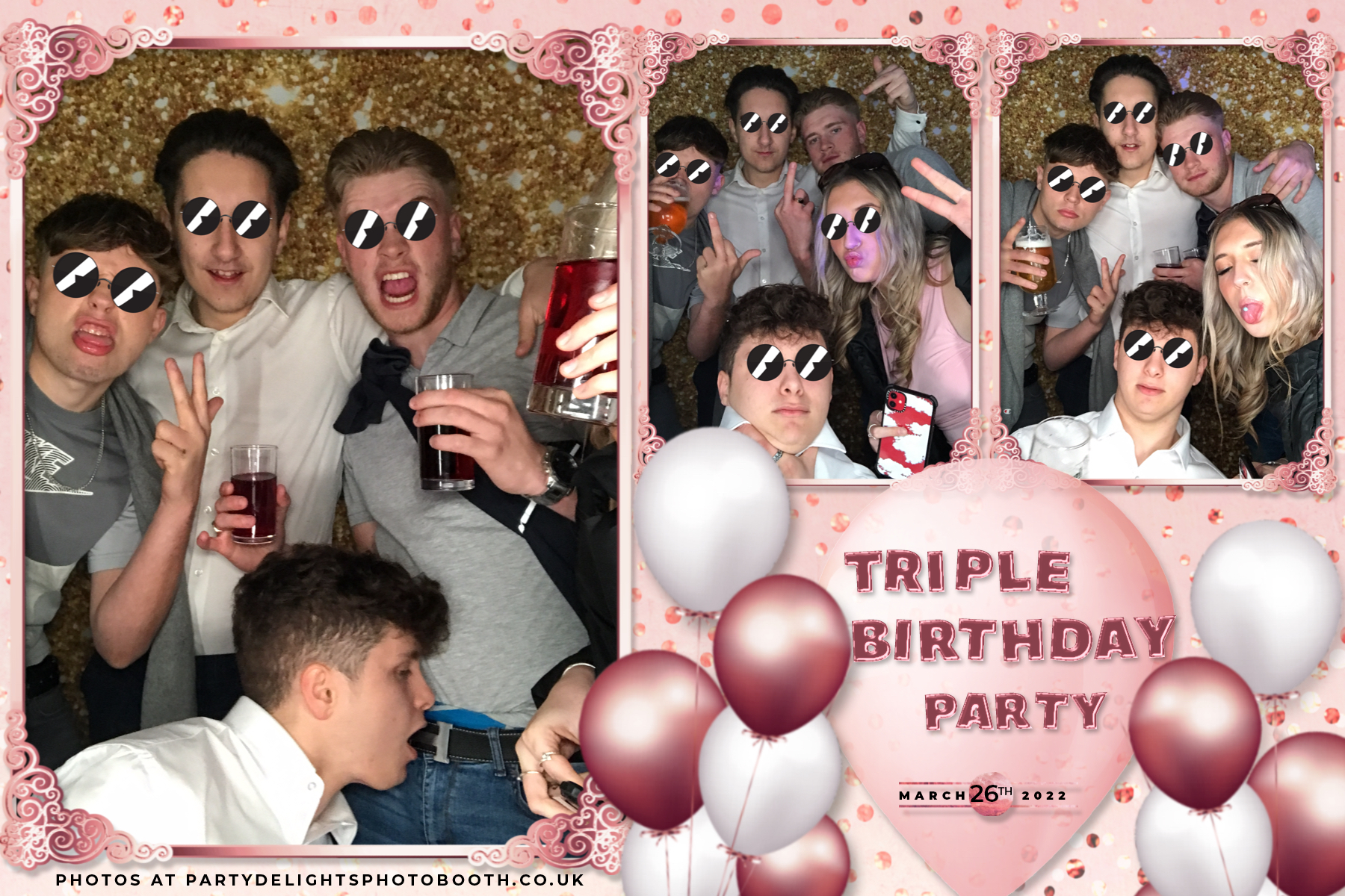 Triple birthday party, 18th, 30th & 50th | View more photos from the event at gallery.partydelightsphotobooth.co.uk/u/PartyDelightsPhotoBooth/Triple-birthday-party-18th-30th-50th