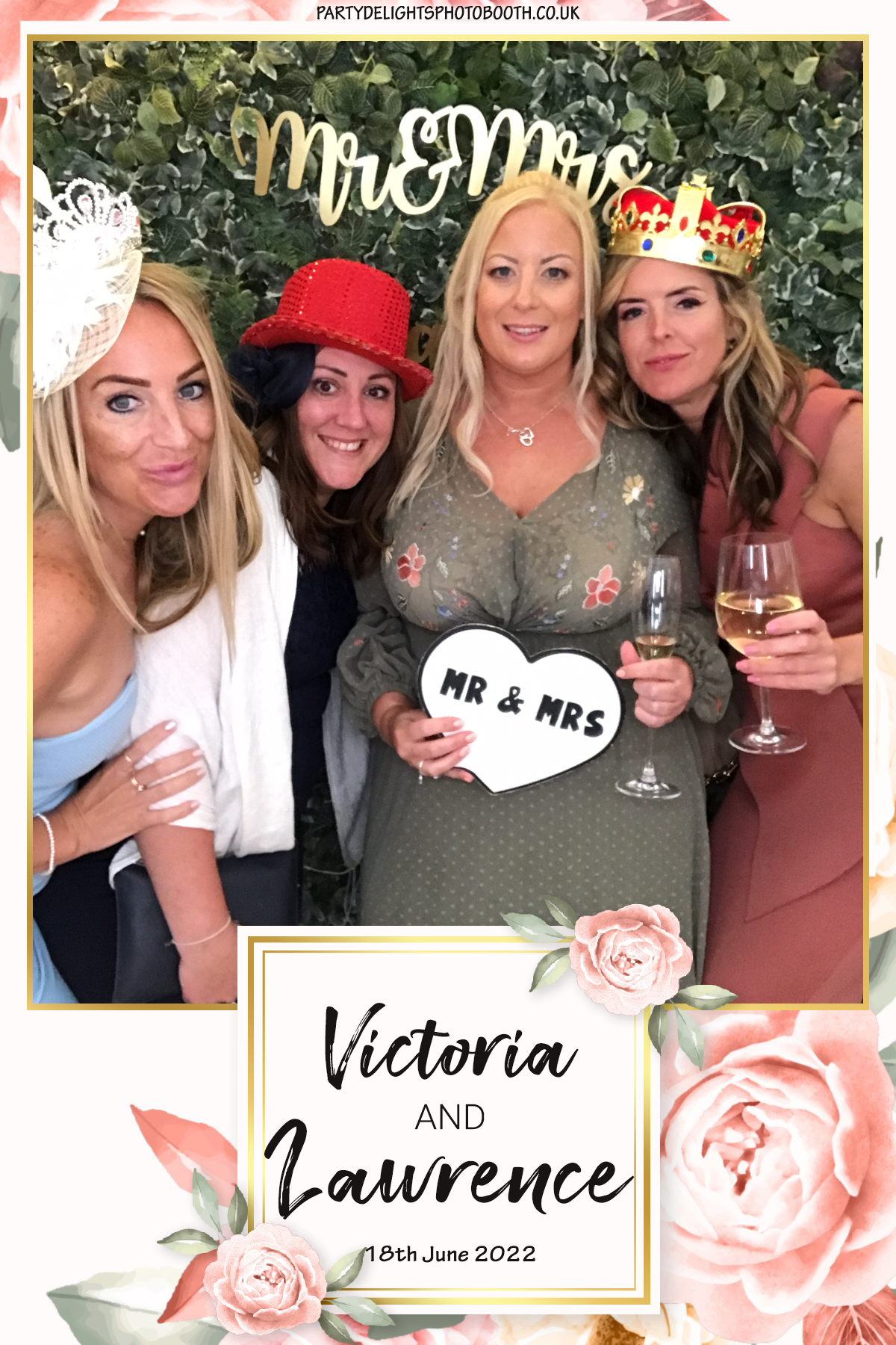 Victoria and Lawrence Wedding | View more photos from the event at gallery.partydelightsphotobooth.co.uk/u/PartyDelightsPhotoBooth/Victoria-and-Lawrence-Wedding