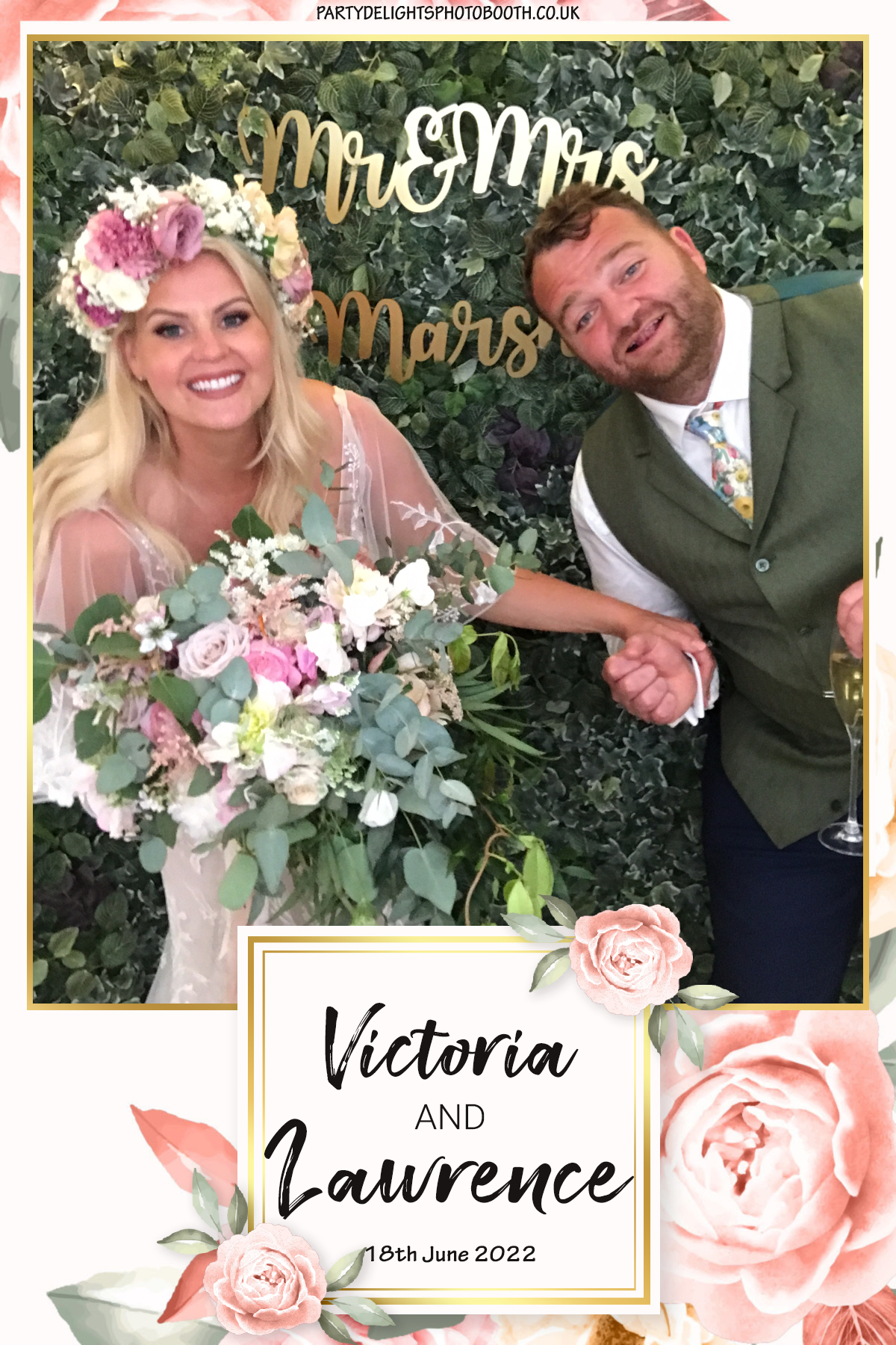 Victoria and Lawrence Wedding | View more photos from the event at gallery.partydelightsphotobooth.co.uk/u/PartyDelightsPhotoBooth/Victoria-and-Lawrence-Wedding
