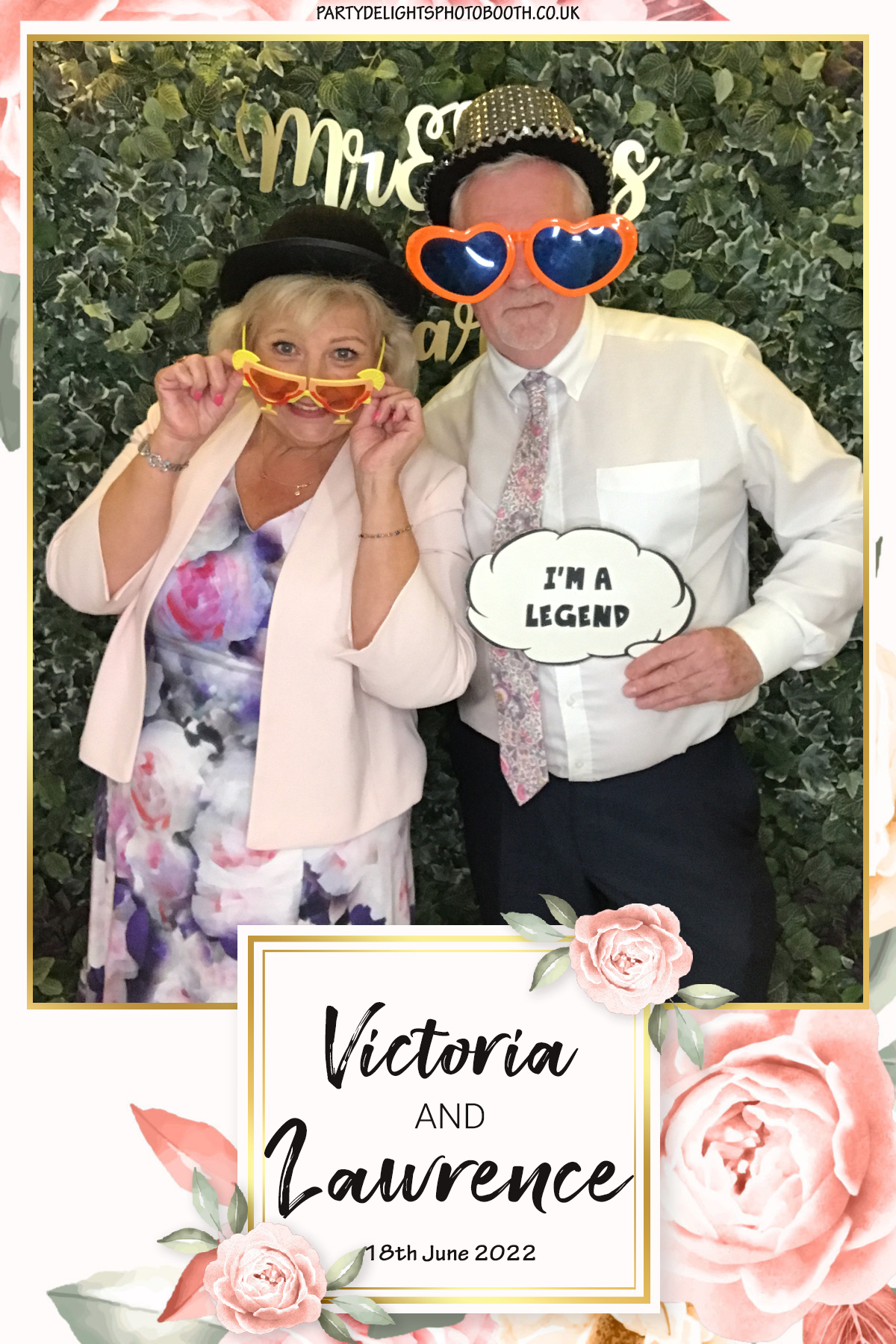 Victoria and Lawrence Wedding | View more photos from the event at gallery.partydelightsphotobooth.co.uk/u/PartyDelightsPhotoBooth/Victoria-and-Lawrence-Wedding