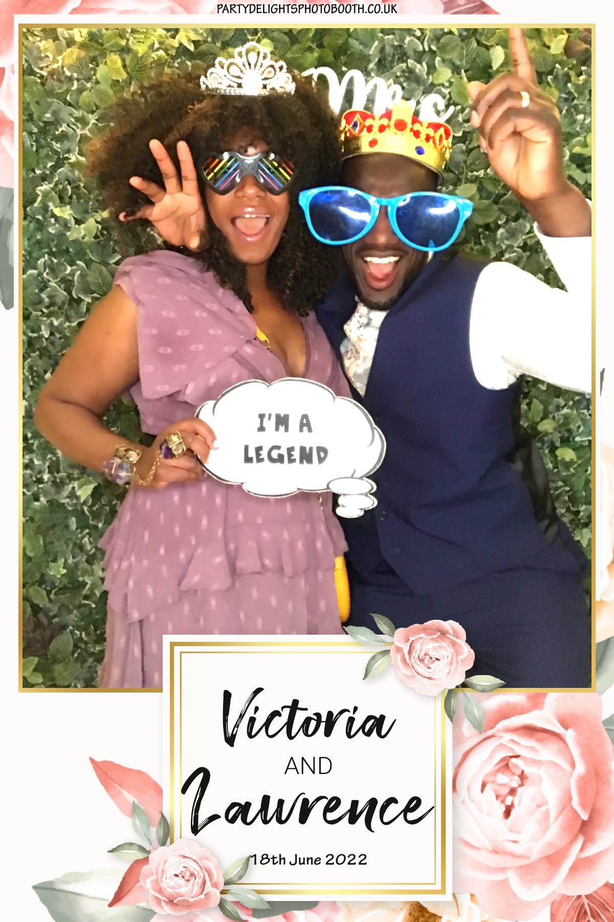 Victoria and Lawrence Wedding | View more photos from the event at gallery.partydelightsphotobooth.co.uk/u/PartyDelightsPhotoBooth/Victoria-and-Lawrence-Wedding
