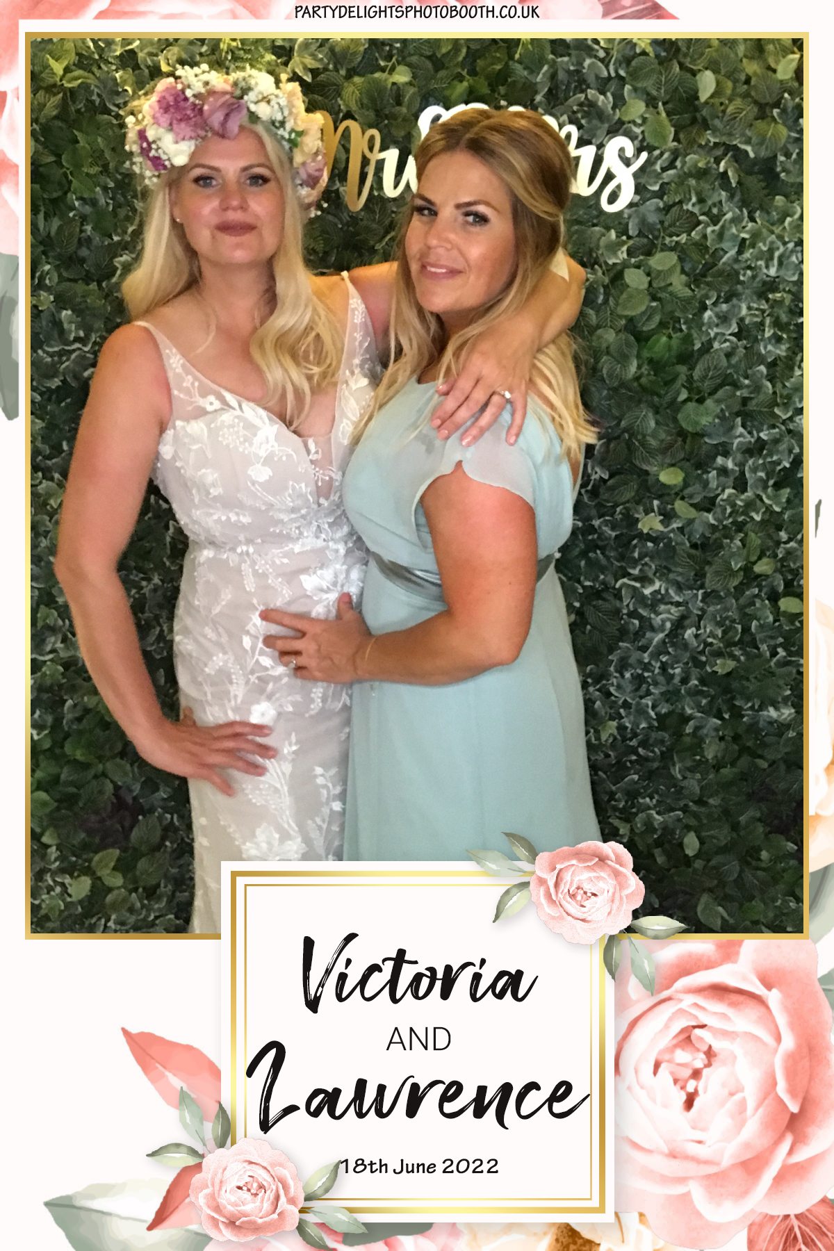Victoria and Lawrence Wedding | View more photos from the event at gallery.partydelightsphotobooth.co.uk/u/PartyDelightsPhotoBooth/Victoria-and-Lawrence-Wedding