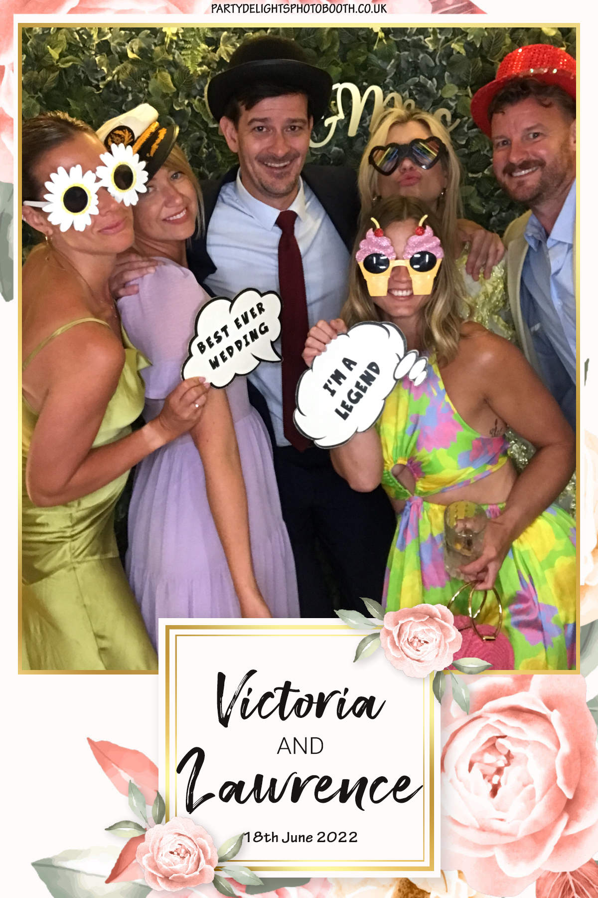 Victoria and Lawrence Wedding | View more photos from the event at gallery.partydelightsphotobooth.co.uk/u/PartyDelightsPhotoBooth/Victoria-and-Lawrence-Wedding
