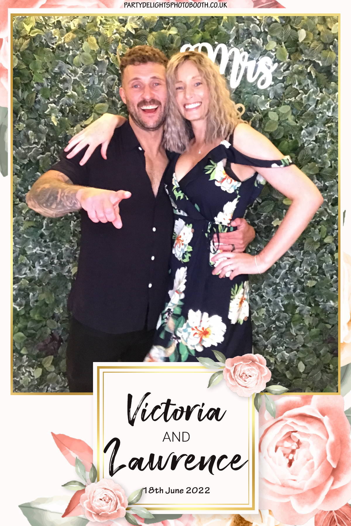 Victoria and Lawrence Wedding | View more photos from the event at gallery.partydelightsphotobooth.co.uk/u/PartyDelightsPhotoBooth/Victoria-and-Lawrence-Wedding