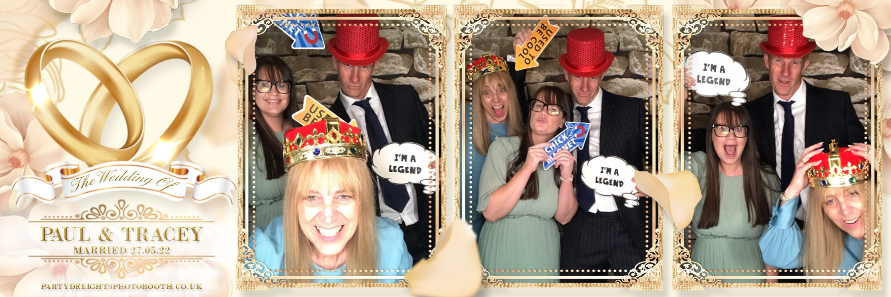 Wedding of Paul and Tracey | View more photos from the event at gallery.partydelightsphotobooth.co.uk/u/PartyDelightsPhotoBooth/Wedding-of-Paul-and-Tracey