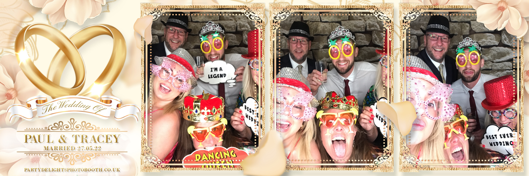 Wedding of Paul and Tracey | View more photos from the event at gallery.partydelightsphotobooth.co.uk/u/PartyDelightsPhotoBooth/Wedding-of-Paul-and-Tracey