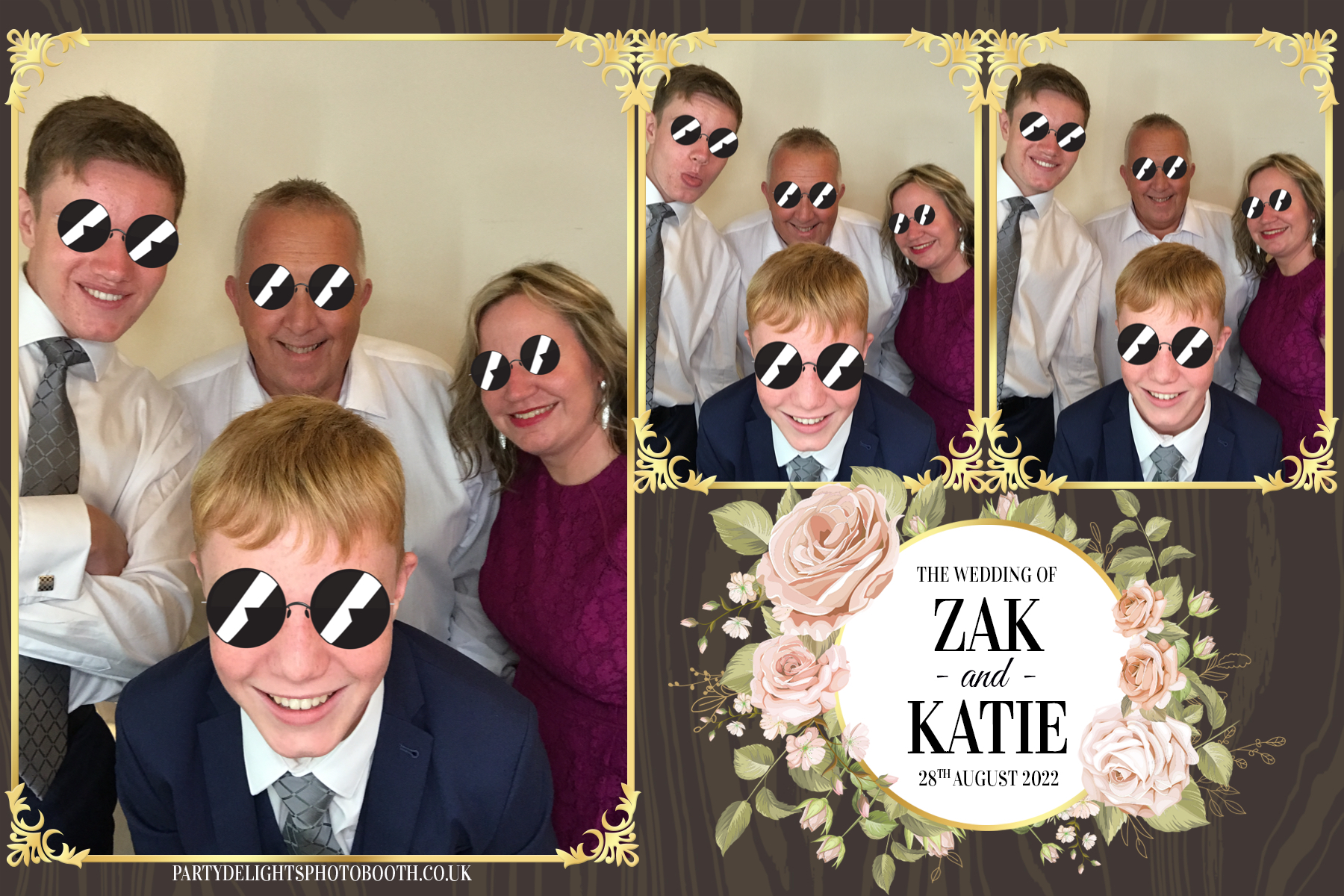 Zak & Katie’s wedding | View more photos from the event at gallery.partydelightsphotobooth.co.uk/u/PartyDelightsPhotoBooth/Zak-Katie’s-wedding