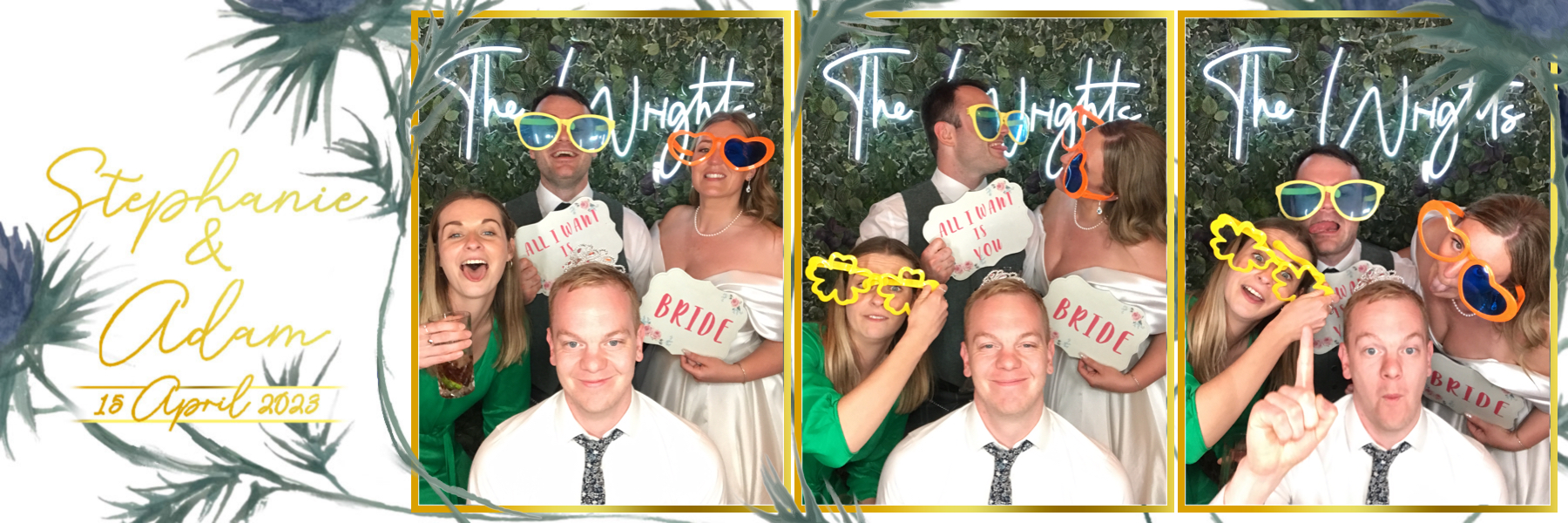 Adam & Stephanie's Wedding | View more photos from the event at gallery.partydelightsphotobooth.co.uk/u/PartyDelightsPhotoBooth/Adam-Stephanies-Wedding