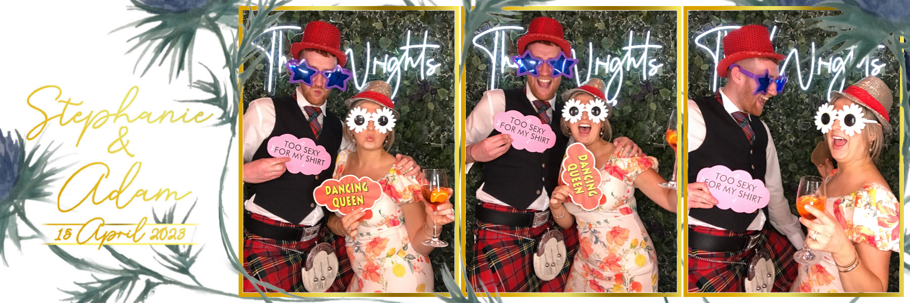 Adam & Stephanie's Wedding | View more photos from the event at gallery.partydelightsphotobooth.co.uk/u/PartyDelightsPhotoBooth/Adam-Stephanies-Wedding