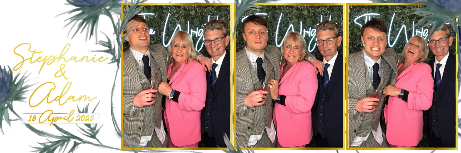 Adam & Stephanie's Wedding | View more photos from the event at gallery.partydelightsphotobooth.co.uk/u/PartyDelightsPhotoBooth/Adam-Stephanies-Wedding