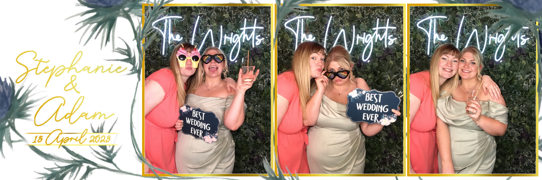 Adam & Stephanie's Wedding | View more photos from the event at gallery.partydelightsphotobooth.co.uk/u/PartyDelightsPhotoBooth/Adam-Stephanies-Wedding
