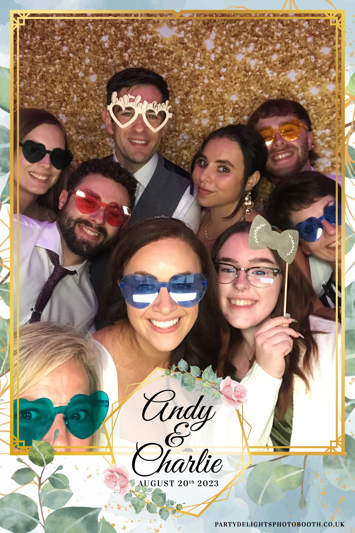 Andy and Charlie's Wedding | View more photos from the event at gallery.partydelightsphotobooth.co.uk/u/PartyDelightsPhotoBooth/Andy-and-Charlies-Wedding