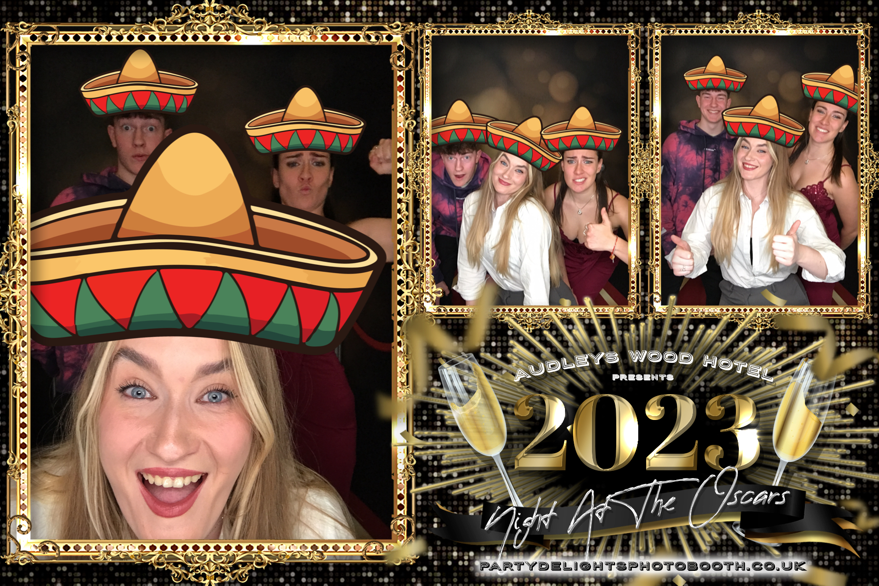 Audleys Wood Hotel - Oscars Red carpet Staff Party 2023 | View more photos from the event at gallery.partydelightsphotobooth.co.uk/u/PartyDelightsPhotoBooth/Audleys-Wood-Hotel-Oscars-Red-carpet-Staff-Party-2023