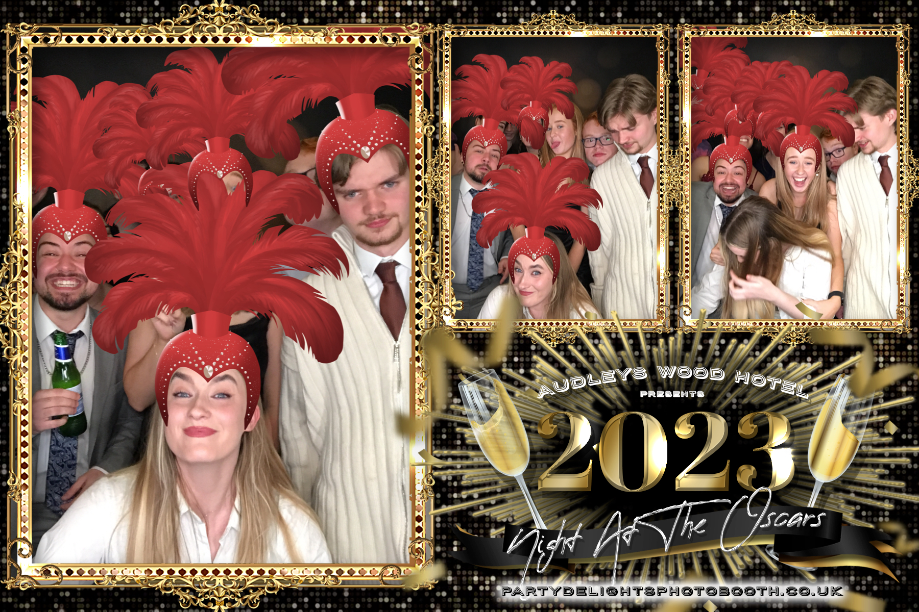 Audleys Wood Hotel - Oscars Red carpet Staff Party 2023 | View more photos from the event at gallery.partydelightsphotobooth.co.uk/u/PartyDelightsPhotoBooth/Audleys-Wood-Hotel-Oscars-Red-carpet-Staff-Party-2023