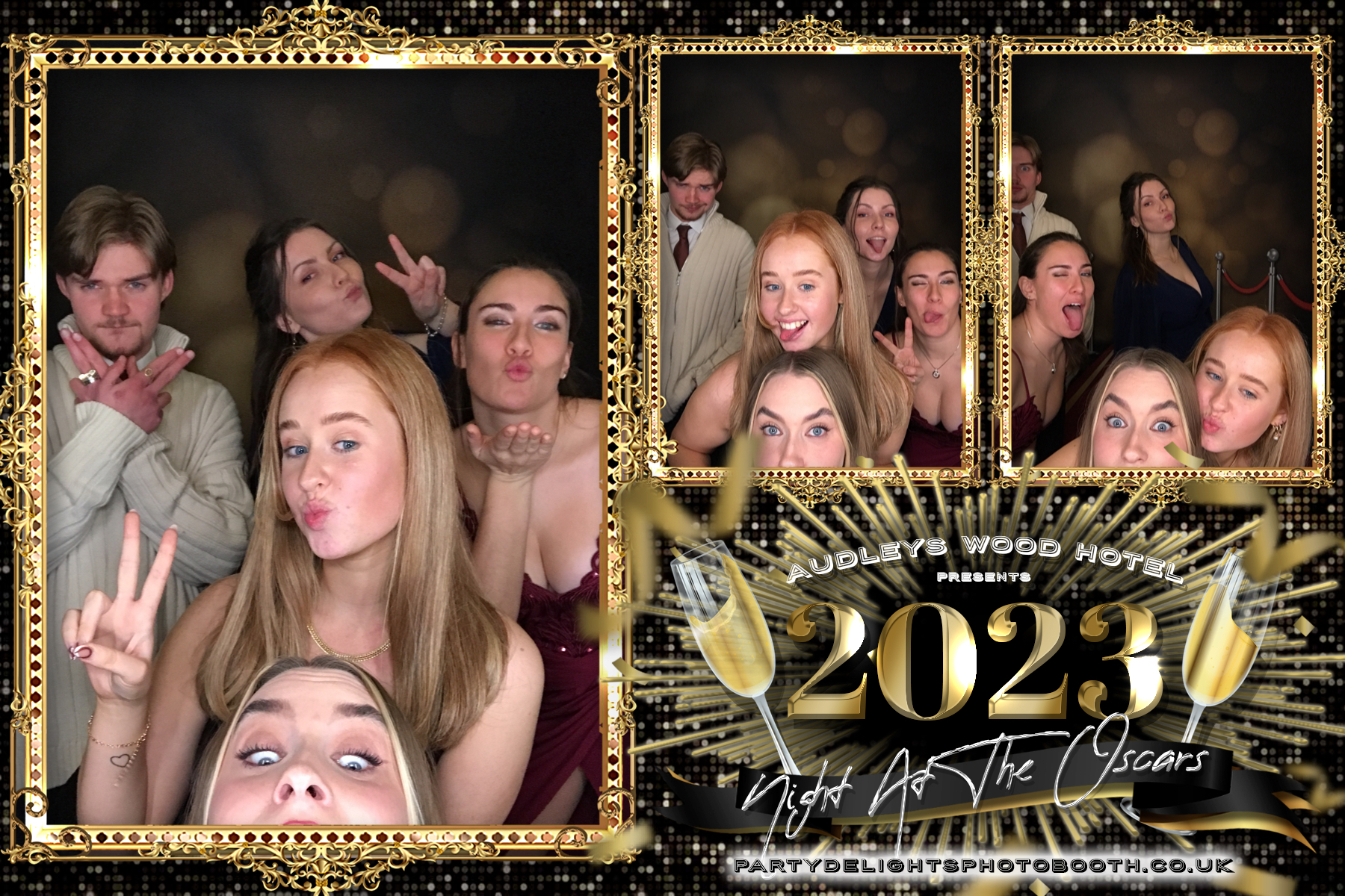 Audleys Wood Hotel - Oscars Red carpet Staff Party 2023 | View more photos from the event at gallery.partydelightsphotobooth.co.uk/u/PartyDelightsPhotoBooth/Audleys-Wood-Hotel-Oscars-Red-carpet-Staff-Party-2023