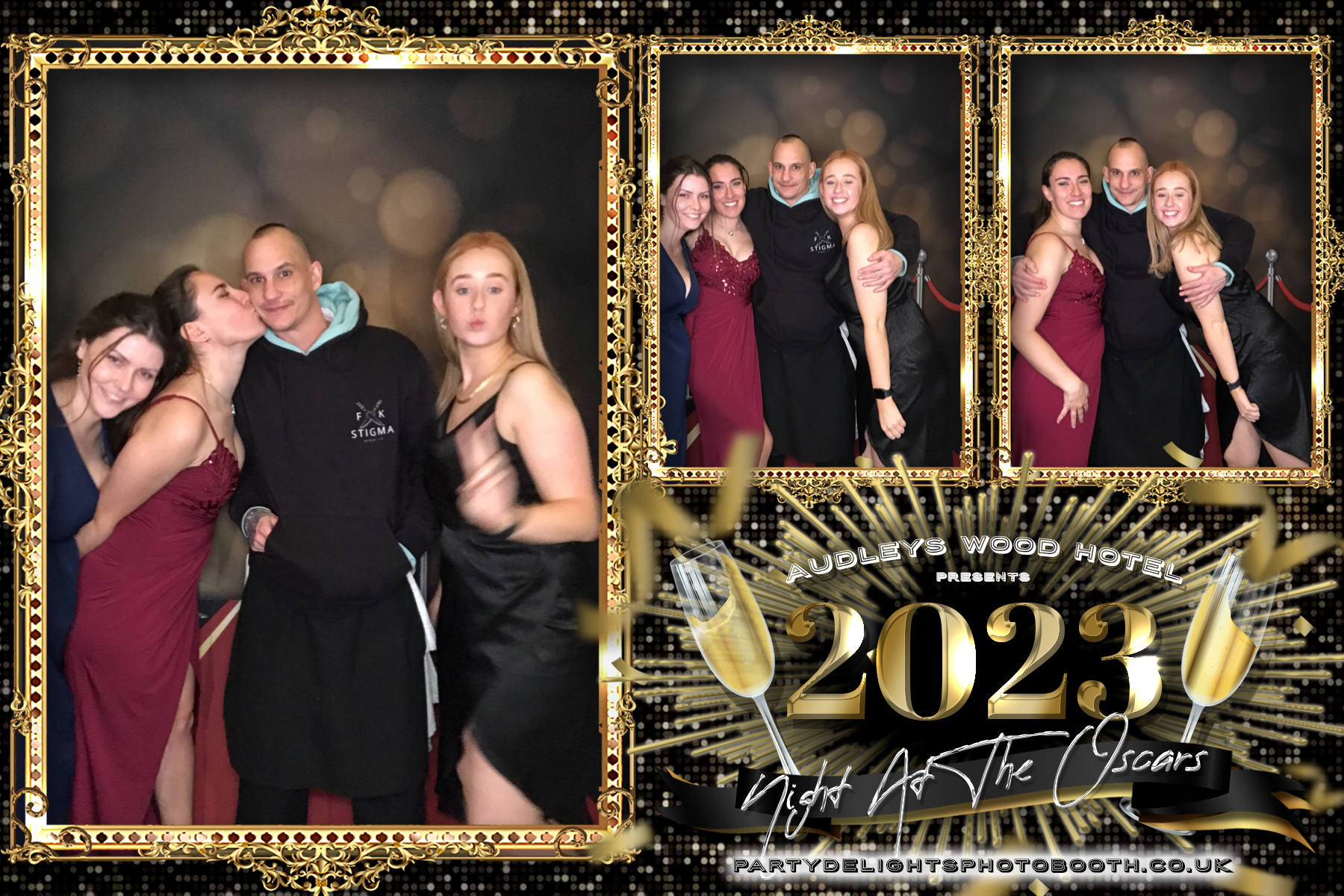 Audleys Wood Hotel - Oscars Red carpet Staff Party 2023 | View more photos from the event at gallery.partydelightsphotobooth.co.uk/u/PartyDelightsPhotoBooth/Audleys-Wood-Hotel-Oscars-Red-carpet-Staff-Party-2023